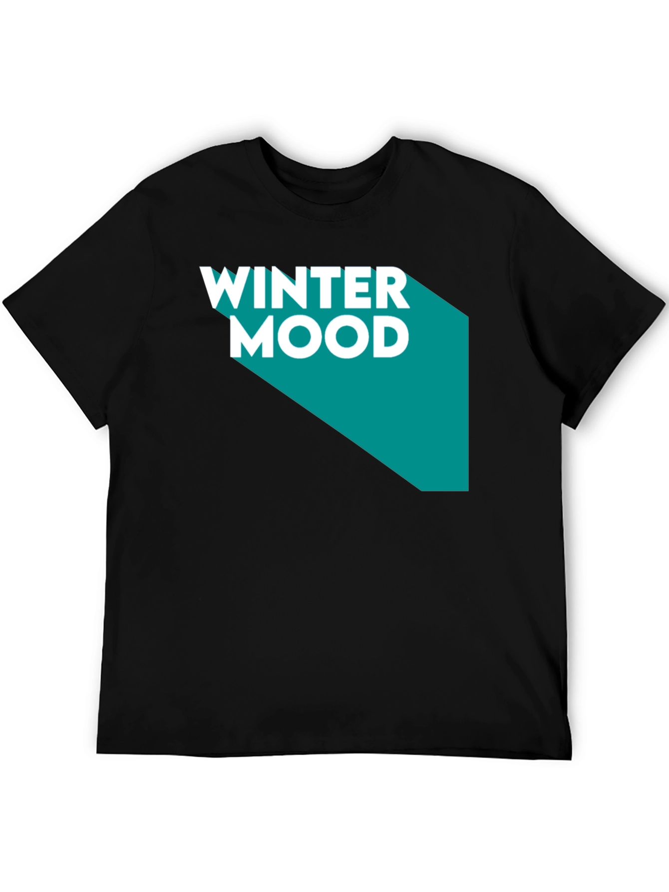 Winter Mood Graphic Tee - Modern Design