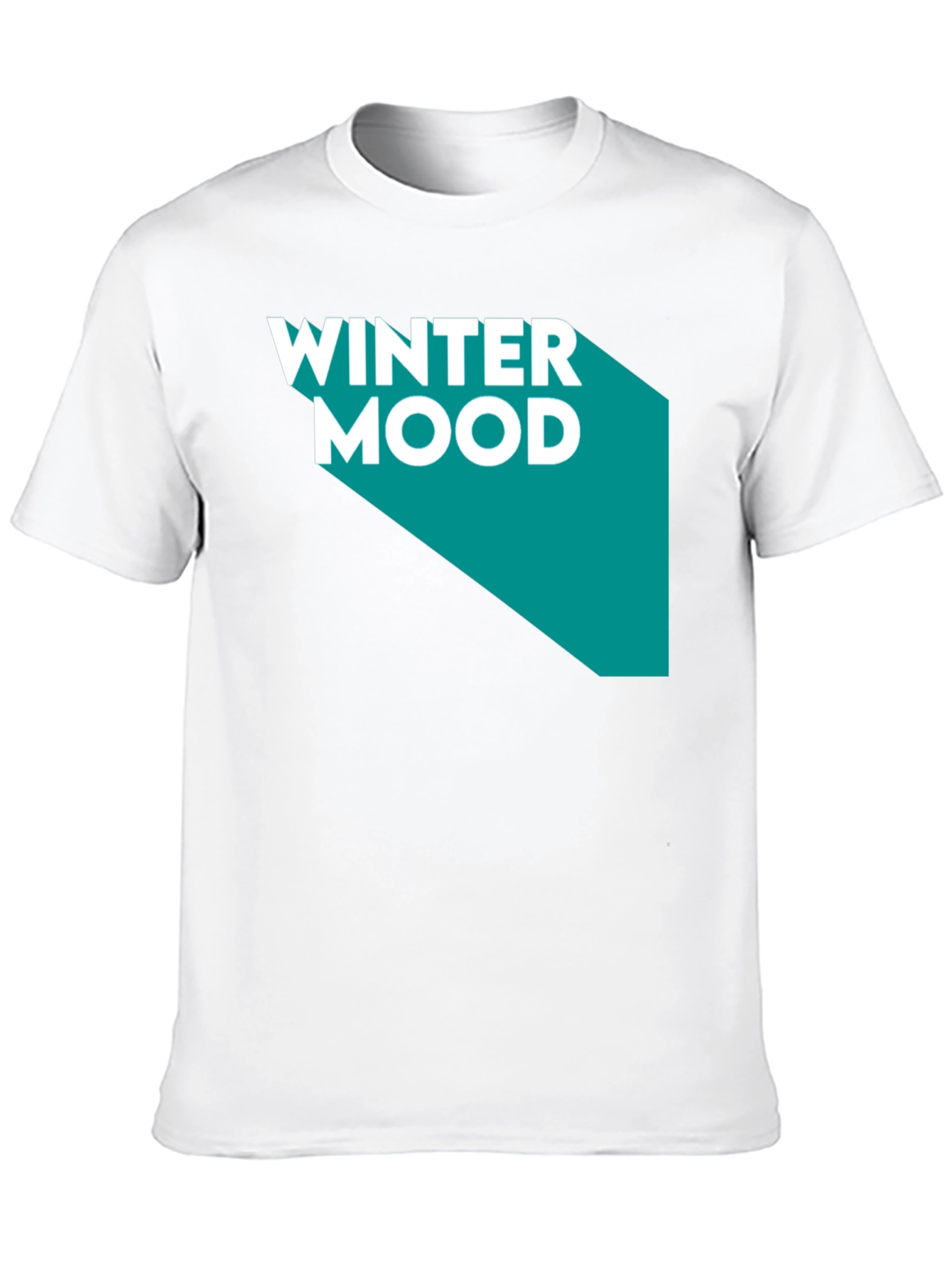 Winter Mood Graphic Tee - Modern Design