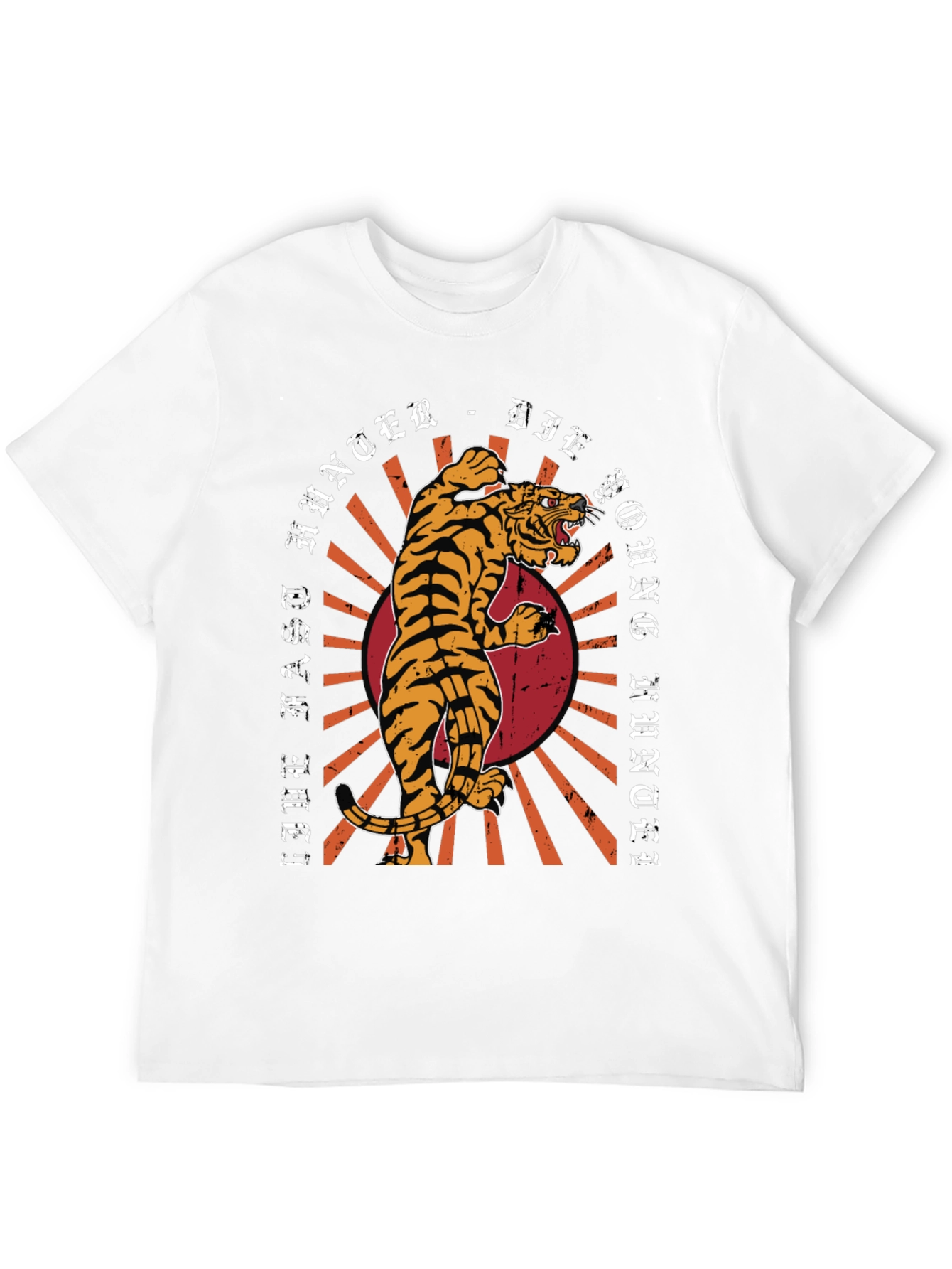 Tiger Graphic Print Tee - Live Fast Die Young