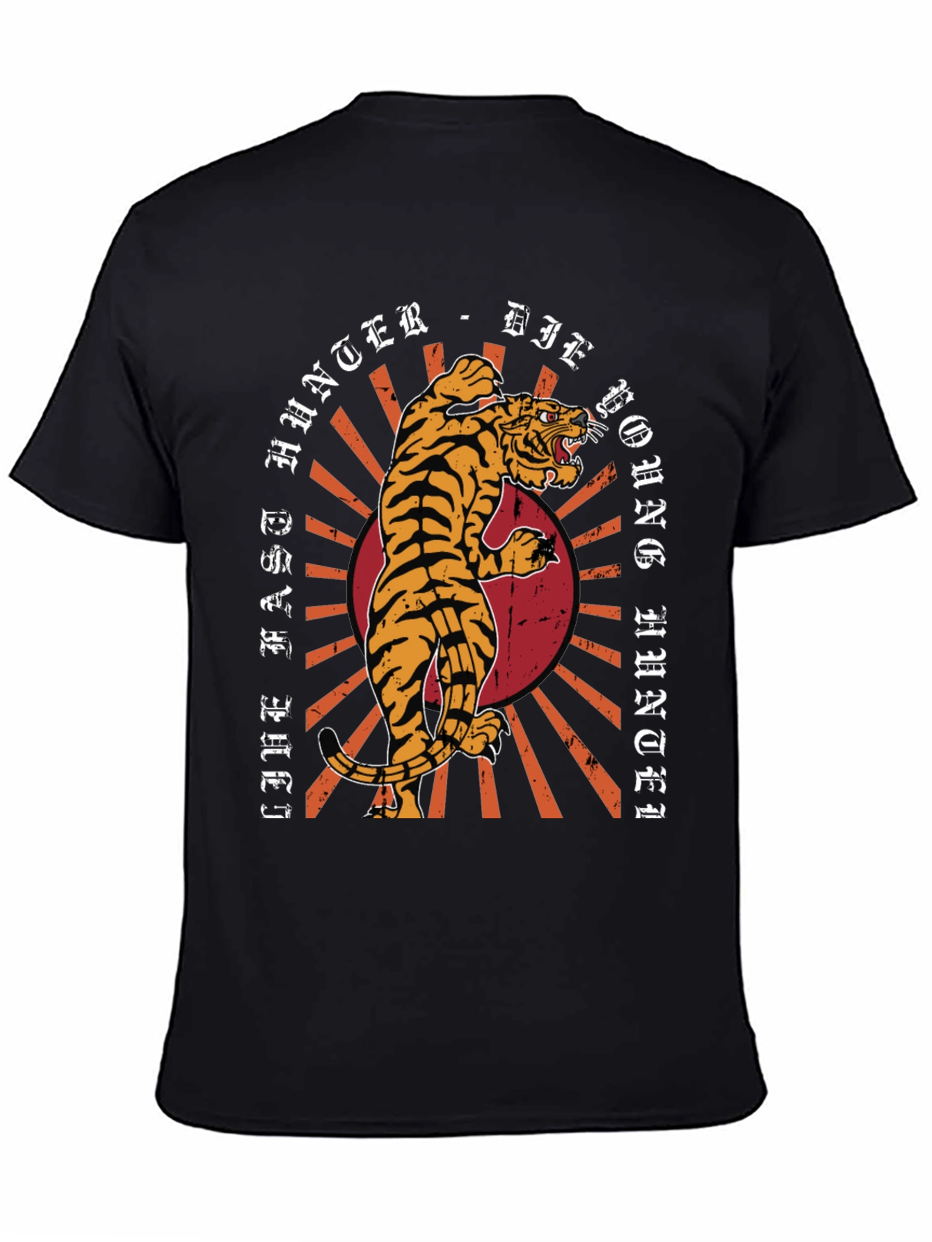 Tiger Graphic Print Tee - Live Fast Die Young