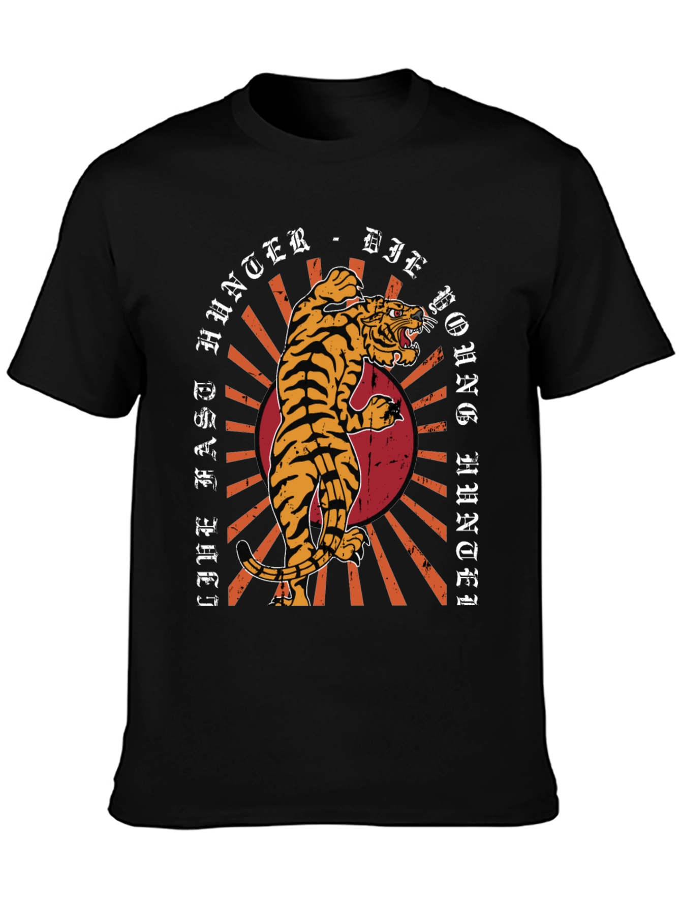 Tiger Graphic Print Tee - Live Fast Die Young
