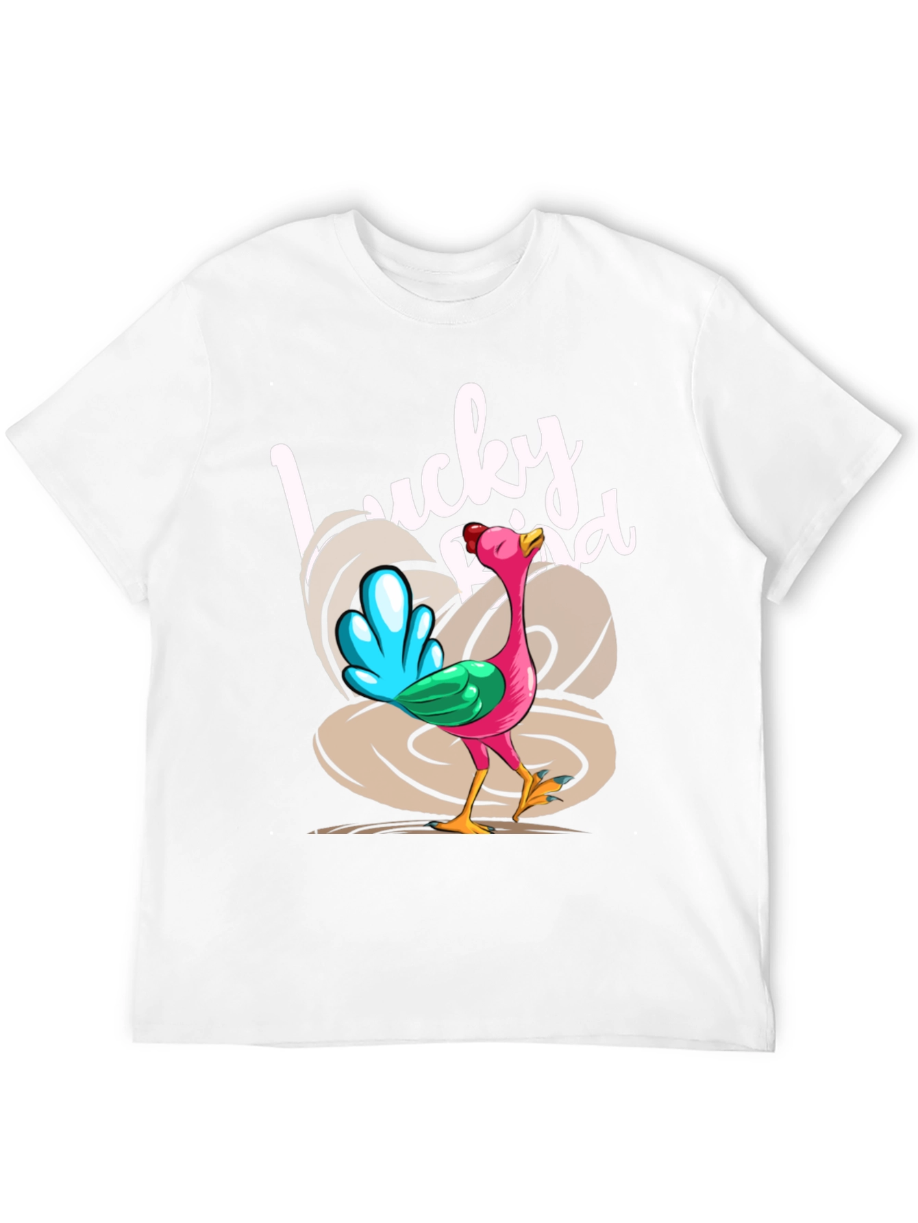 Lucky Bird Graphic Tee - Thanksgiving Humor