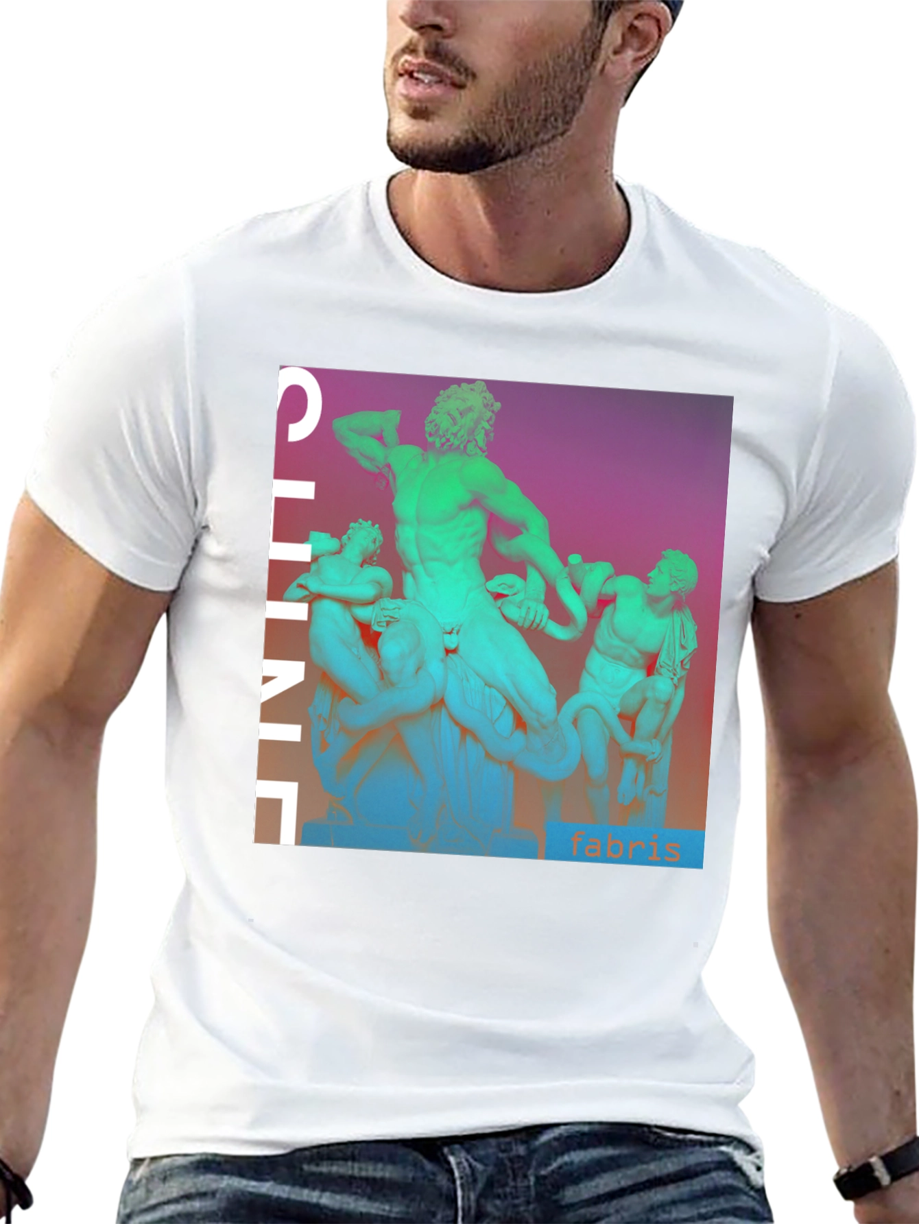 Modern Art Graphic Tee - Statue of Laocoön T-Shirt