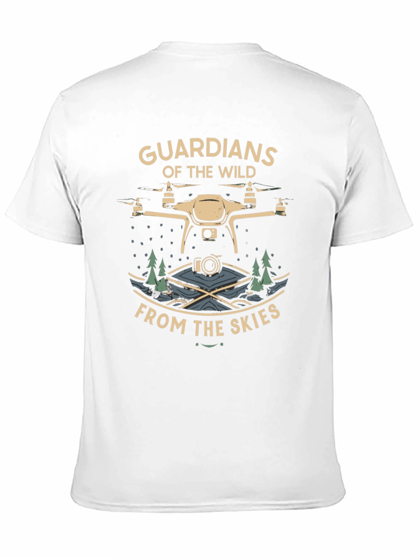 Guardians of the Wild Drone Graphic Tee - Black