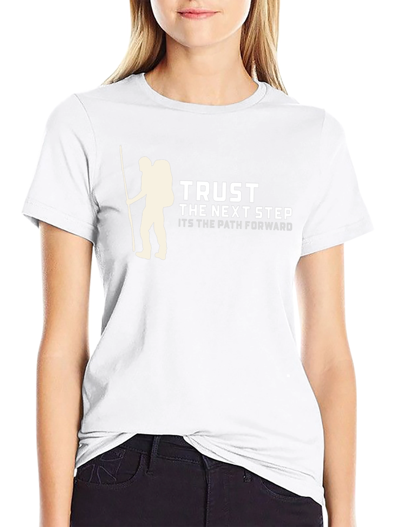 Trust the Next Step Graphic Tee - Hiking Inspired