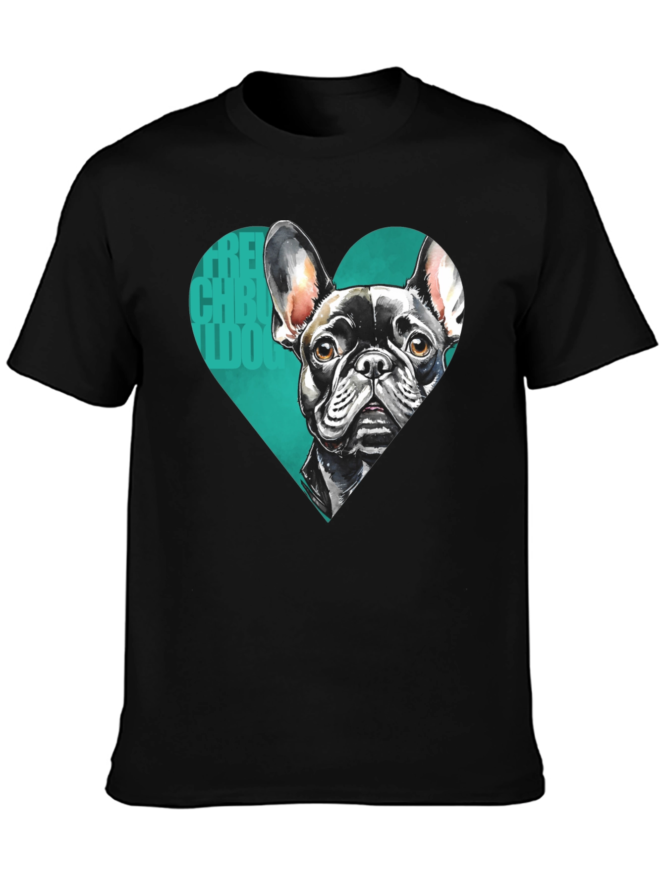 French Bulldog Heart Tee
