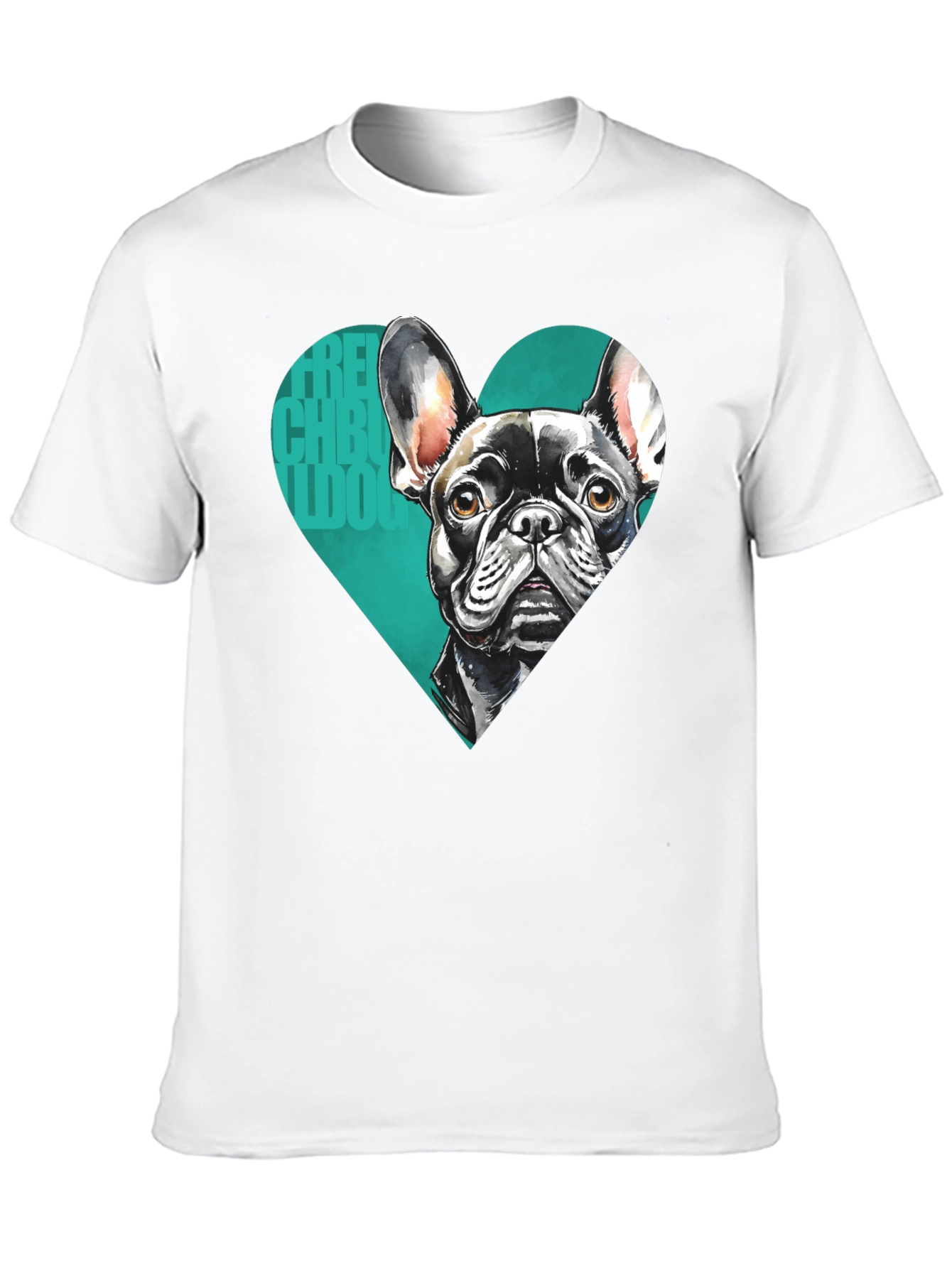French Bulldog Heart Tee