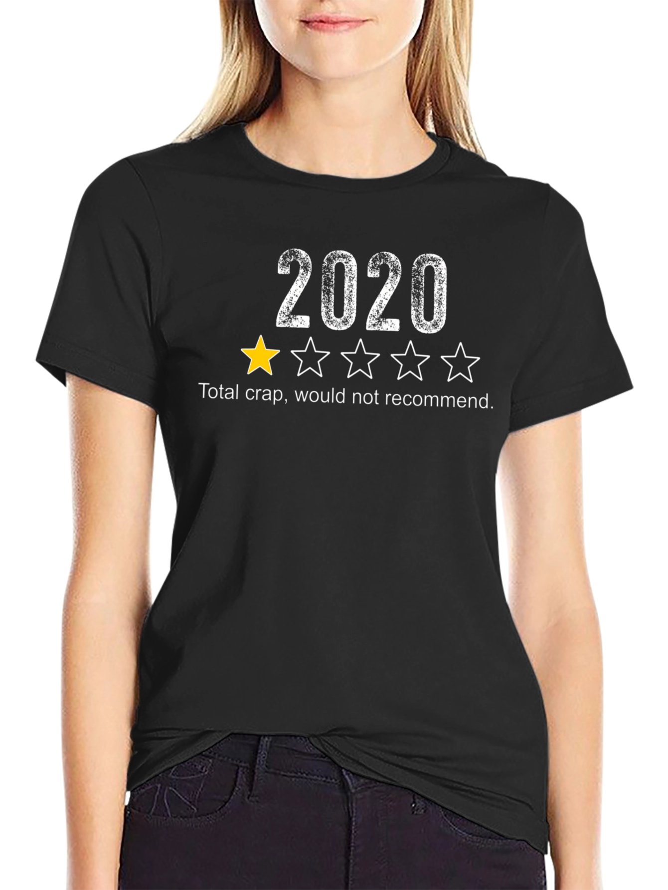 2020 One Star Review Graphic Tee - Funny Sarcastic Shirt