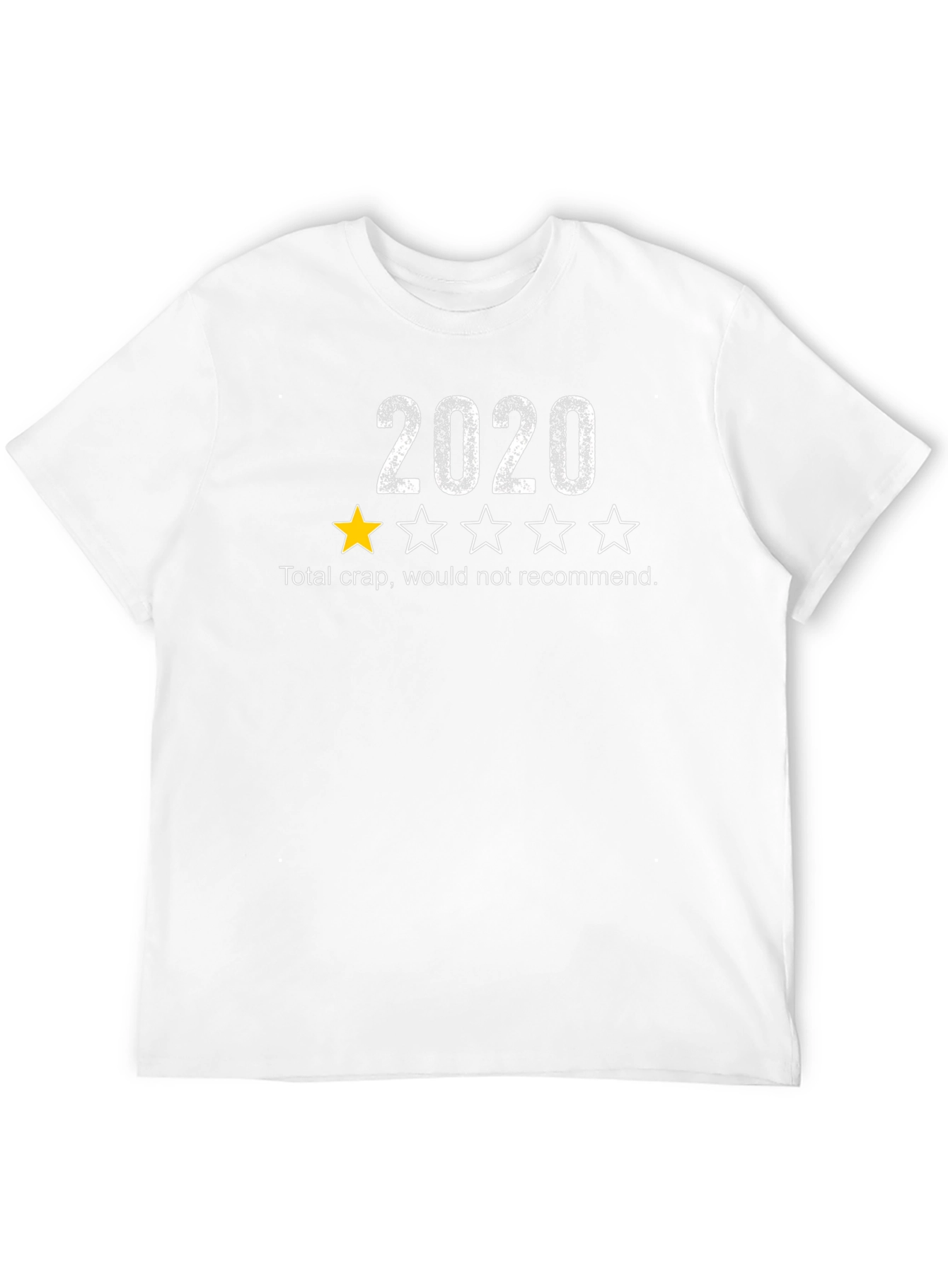 2020 One Star Review Graphic Tee - Funny Sarcastic Shirt
