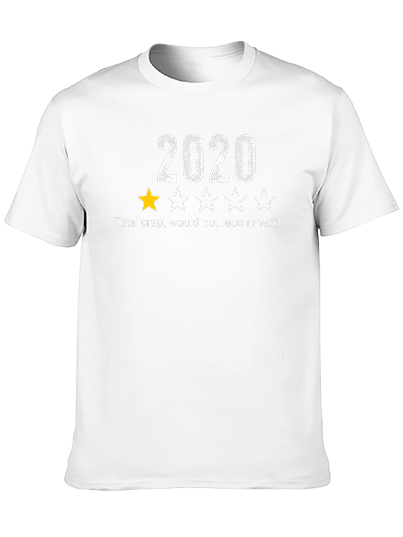2020 One Star Review Graphic Tee - Funny Sarcastic Shirt