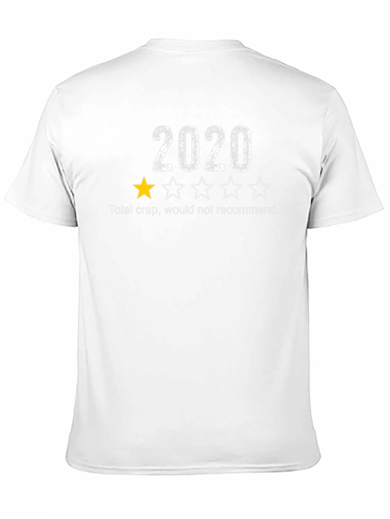 2020 One Star Review Graphic Tee - Funny Sarcastic Shirt