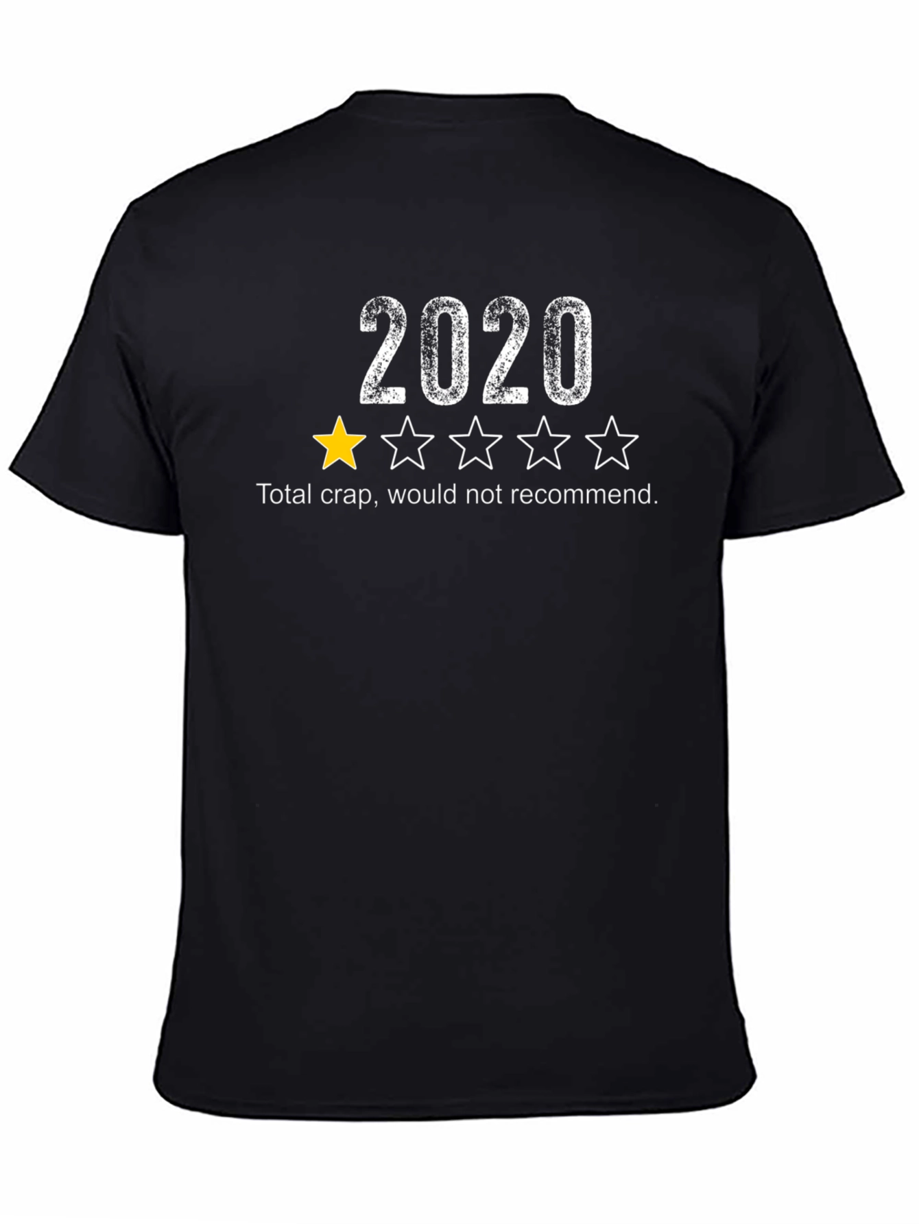 2020 One Star Review Graphic Tee - Funny Sarcastic Shirt