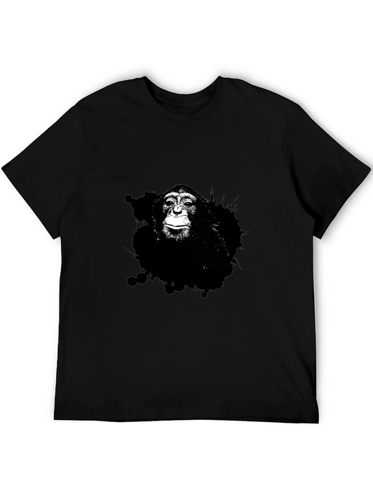 Chimpanzee Black T-Shirt