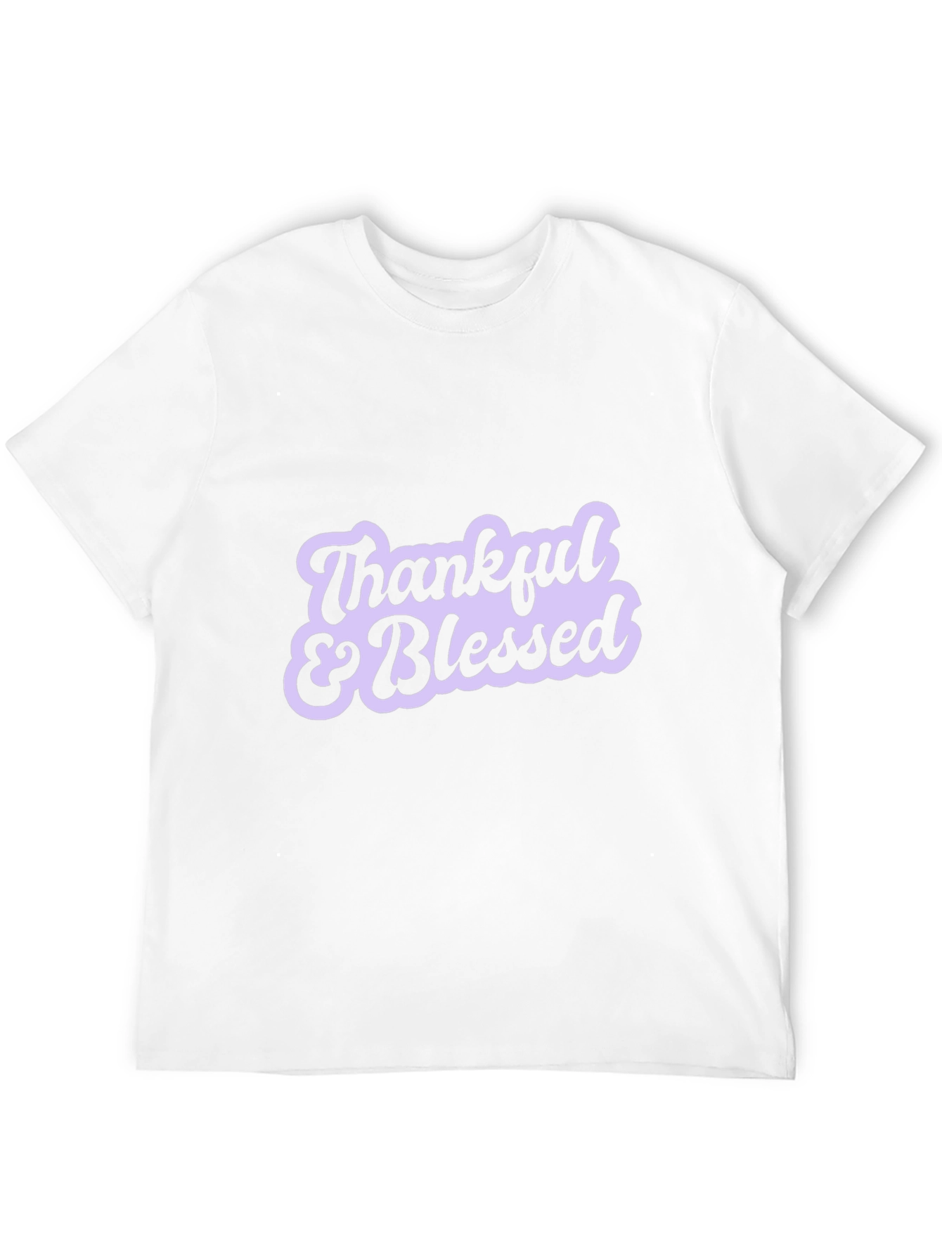 Thankful & Blessed Graphic Tee - Trendy Casual Top