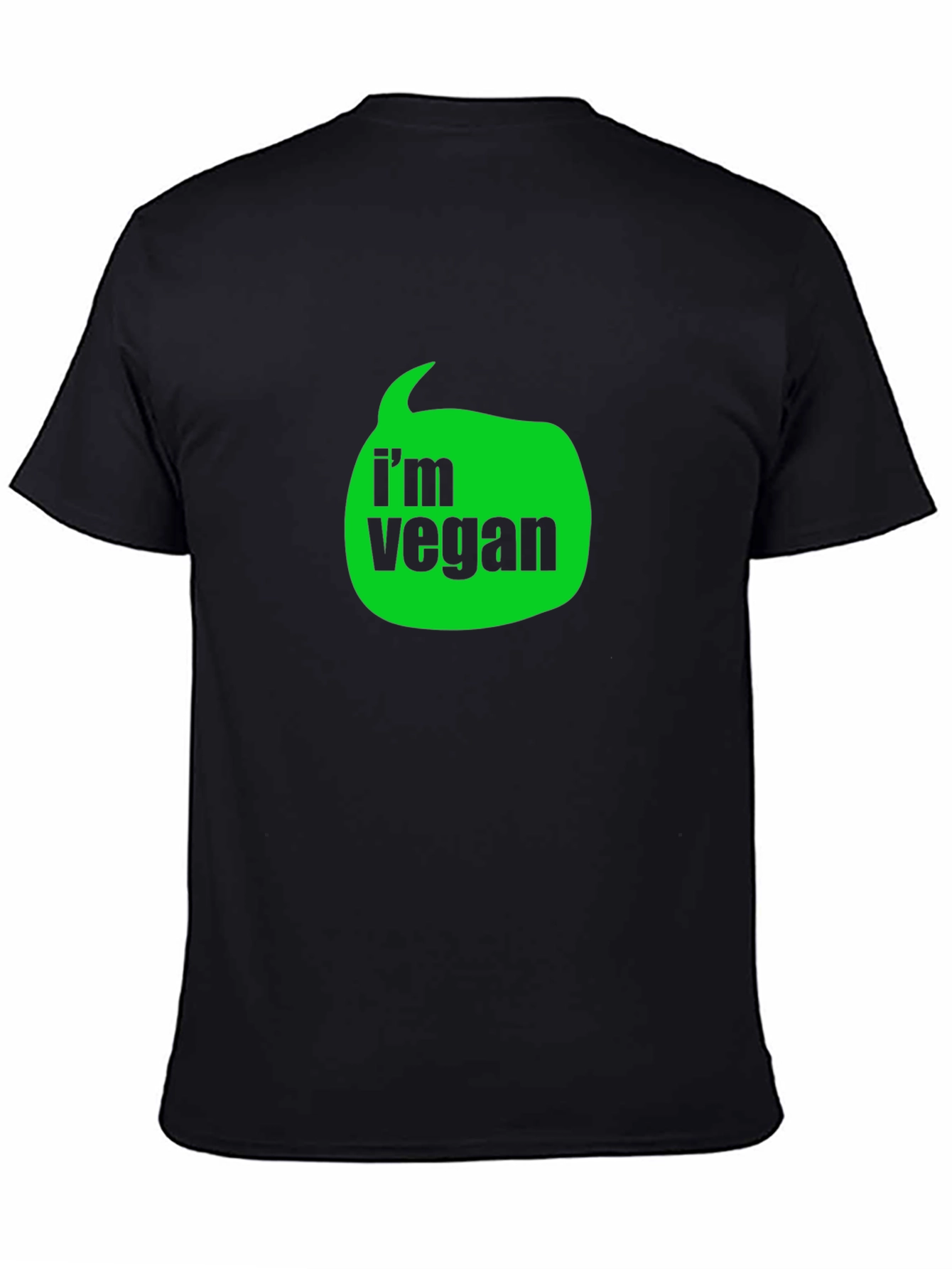 Im Vegan T-Shirt - Black - Graphic Tee