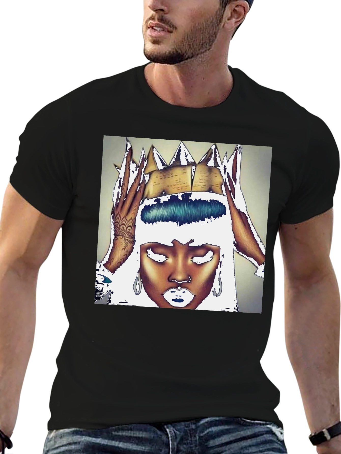 Queen Graphic Black T-Shirt
