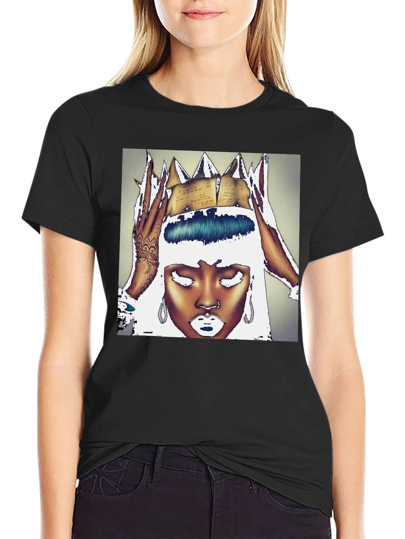 Queen Graphic Black T-Shirt