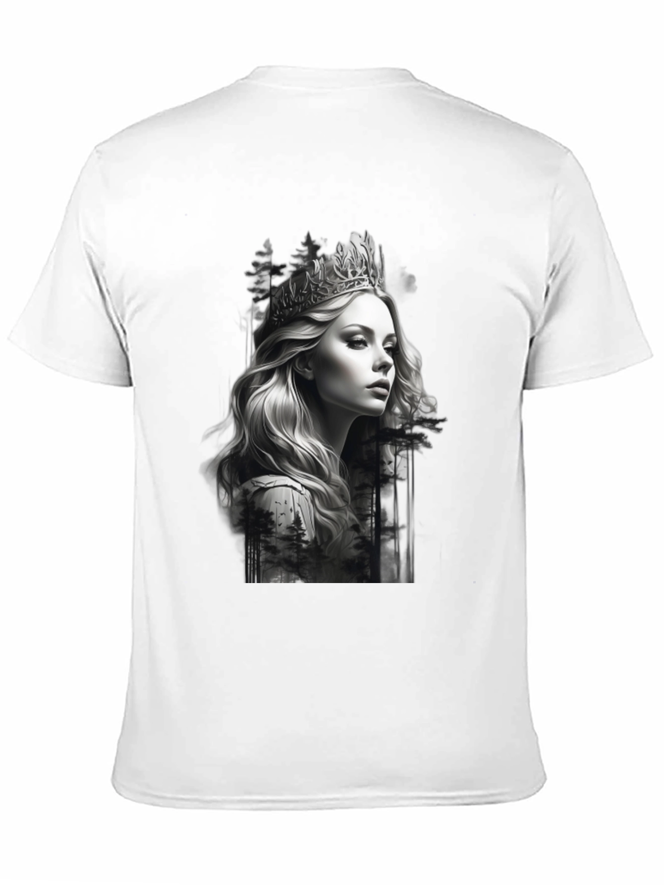 Queen Portrait Black T-Shirt
