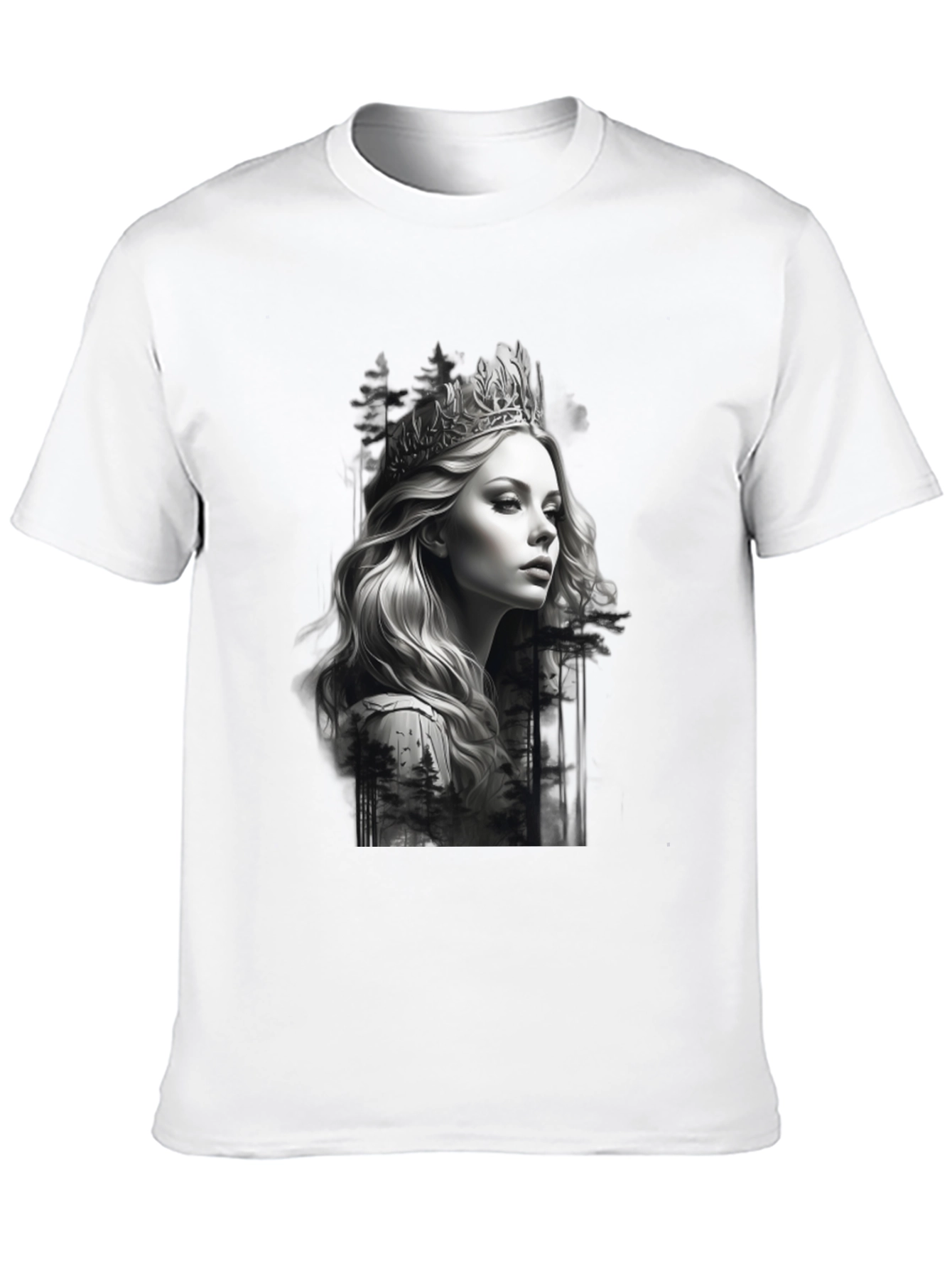 Queen Portrait Black T-Shirt