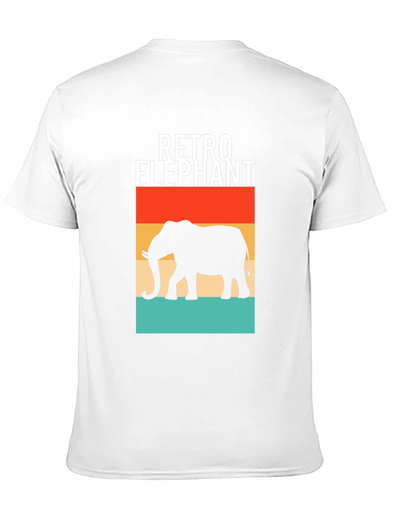 Retro Elephant Graphic T-Shirt - Stylish Animal Tee