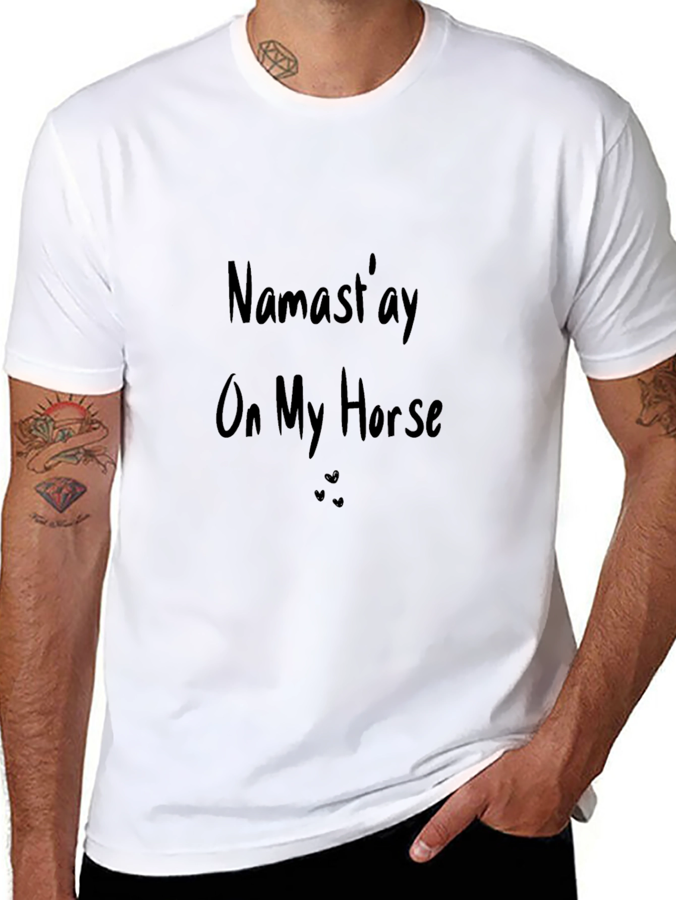Namastay On My Horse Graphic T-Shirt
