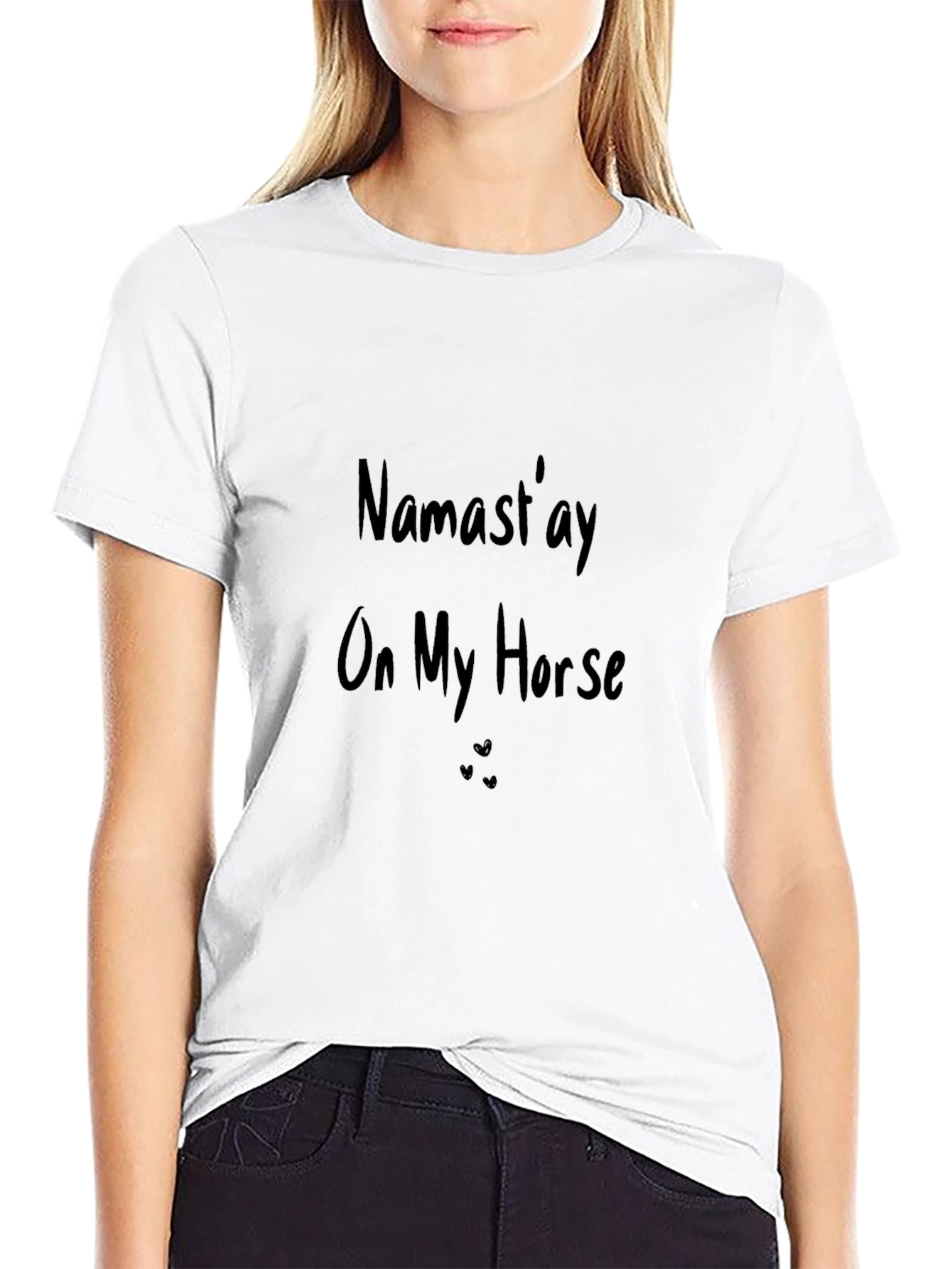 Namastay On My Horse Graphic T-Shirt