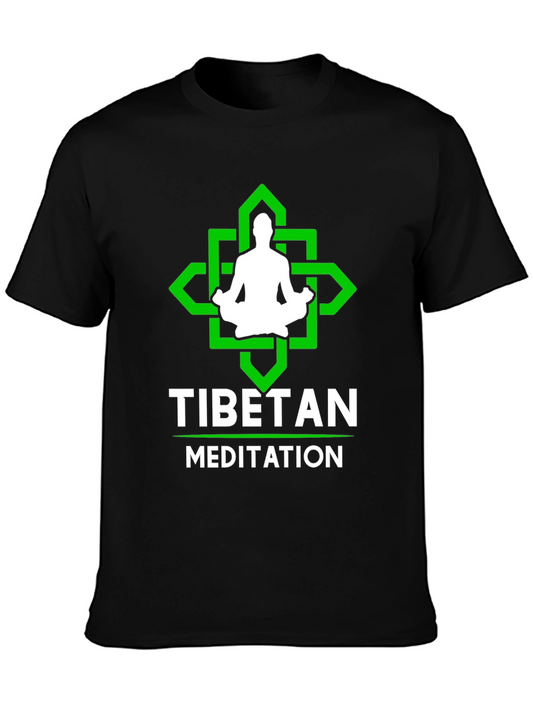 Tibetan Meditation T-Shirt: Relax & Find Inner Peace