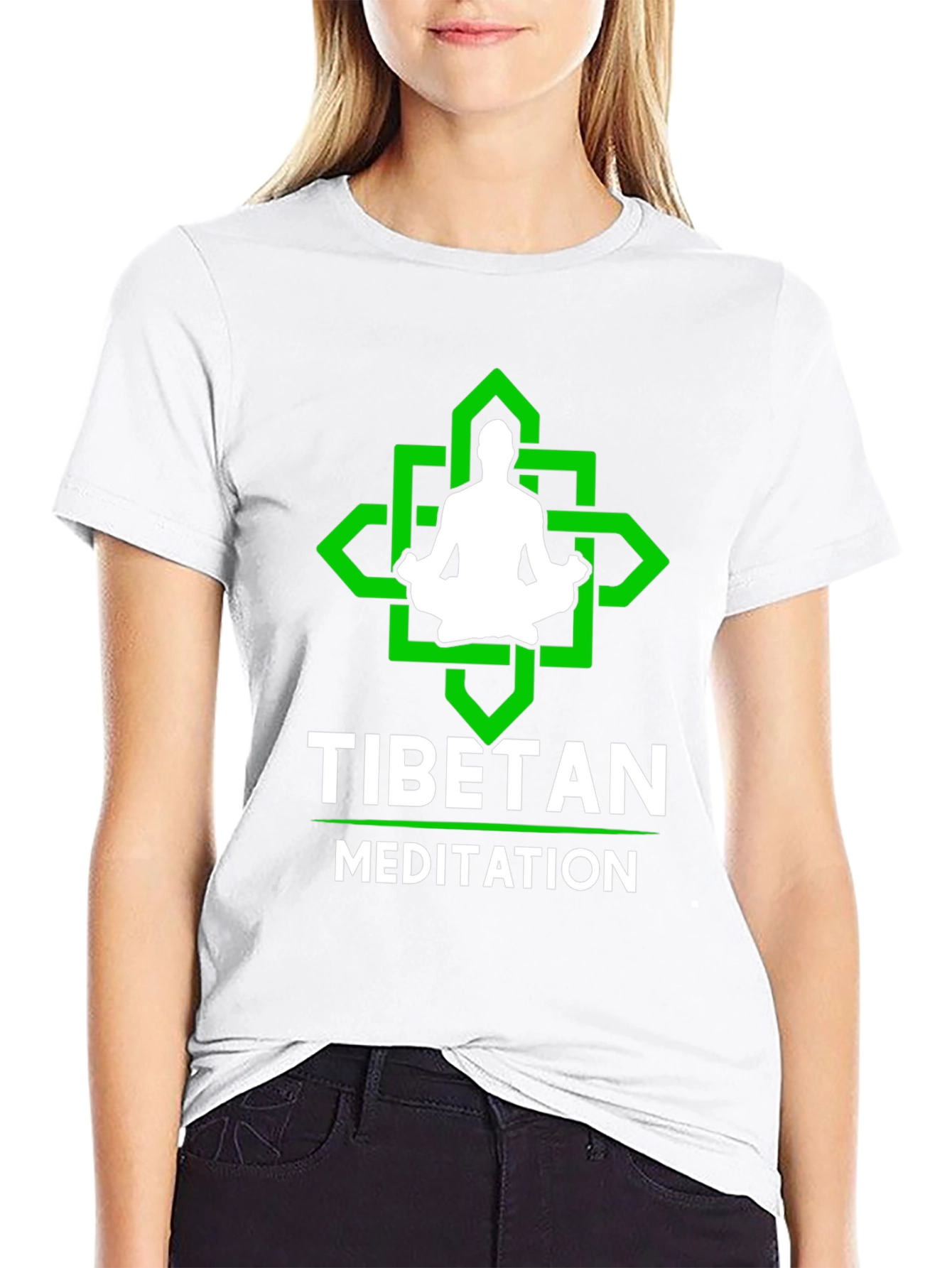 Tibetan Meditation T-Shirt: Relax & Find Inner Peace