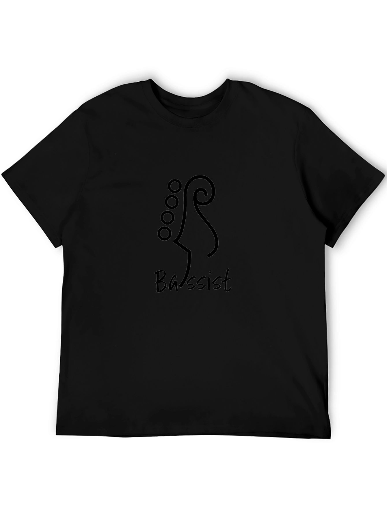 Bassist Guitar Headstock Graphic T-Shirt