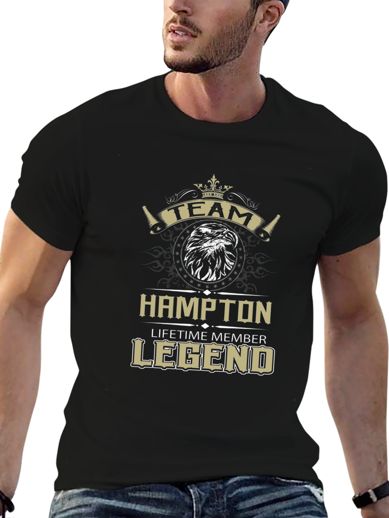 Hampton Legend Black T-Shirt
