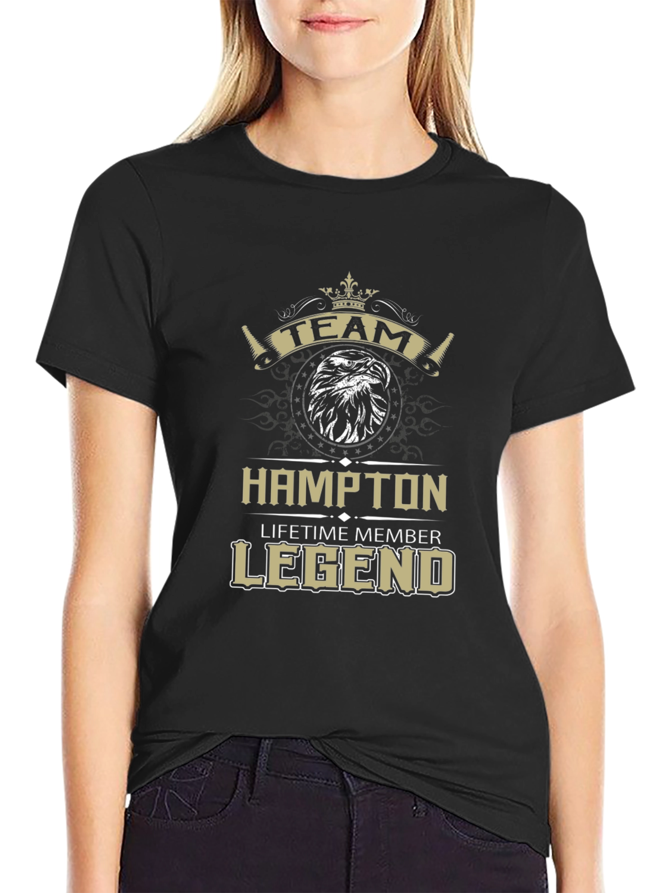 Hampton Legend Black T-Shirt