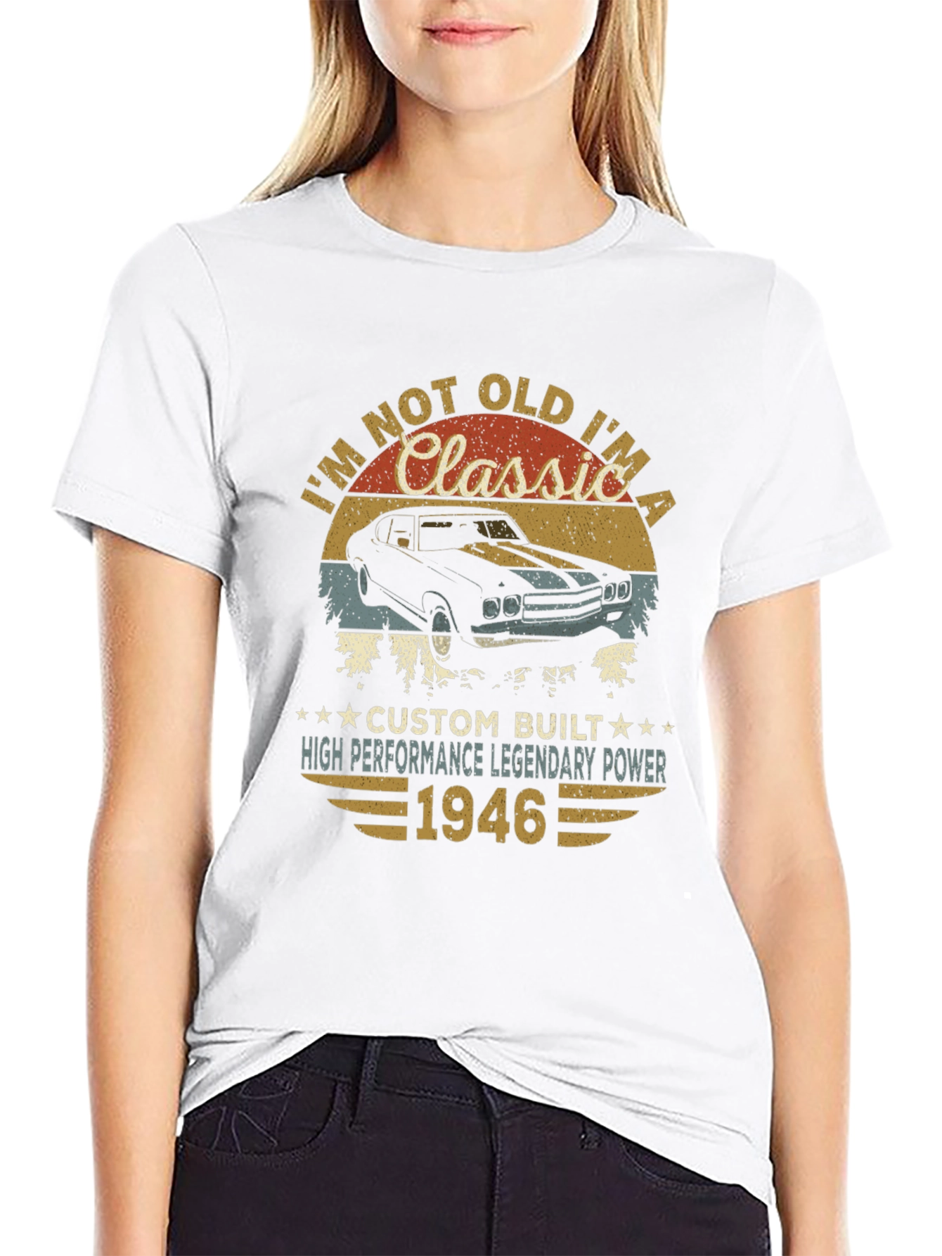 Classic Car 1946 Birthday T-Shirt