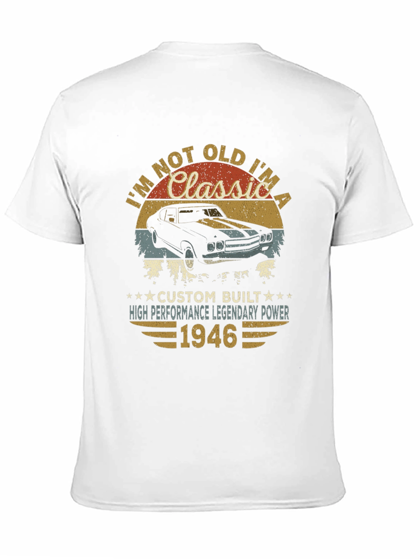 Classic Car 1946 Birthday T-Shirt