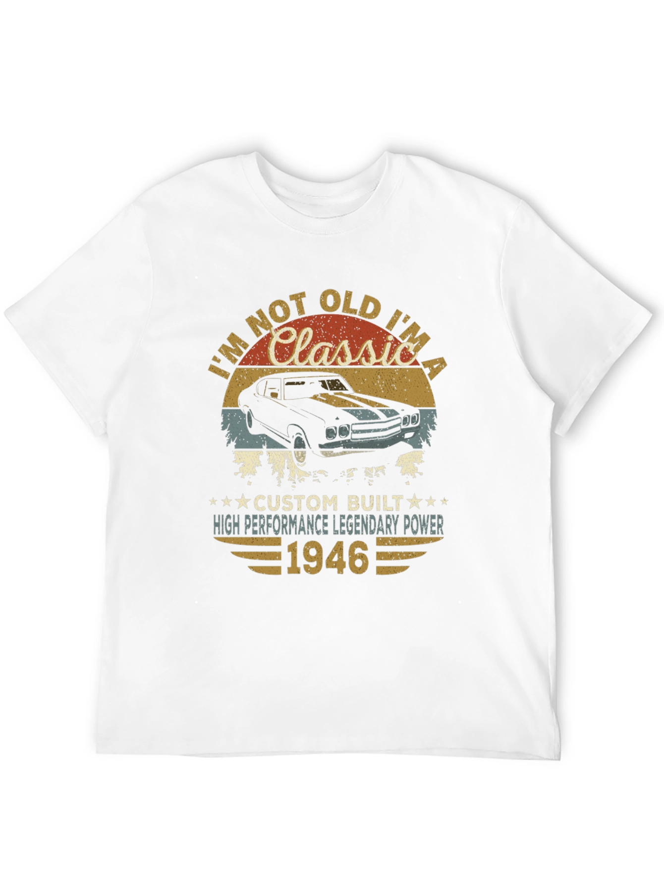 Classic Car 1946 Birthday T-Shirt
