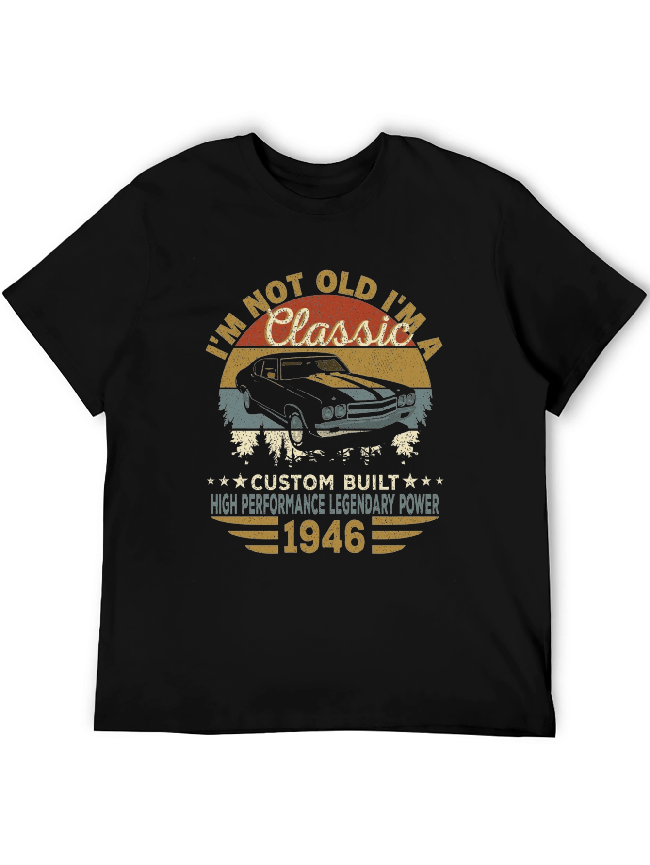 Classic Car 1946 Birthday T-Shirt