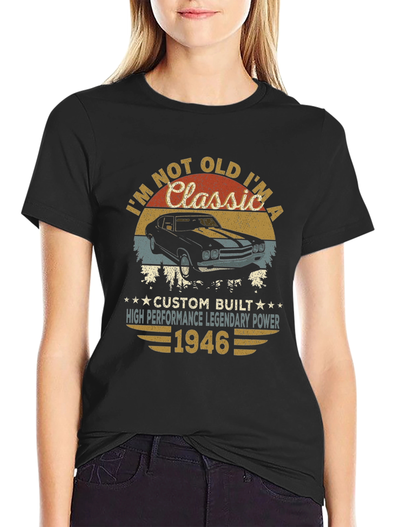 Classic Car 1946 Birthday T-Shirt
