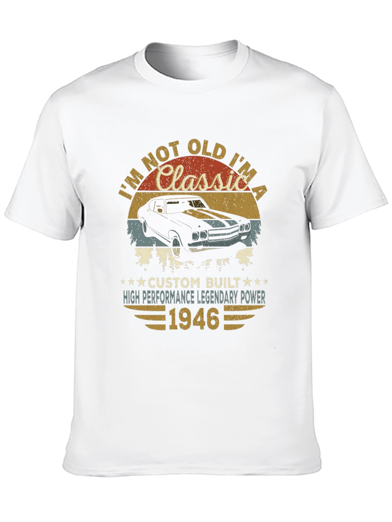 Classic Car 1946 Birthday T-Shirt