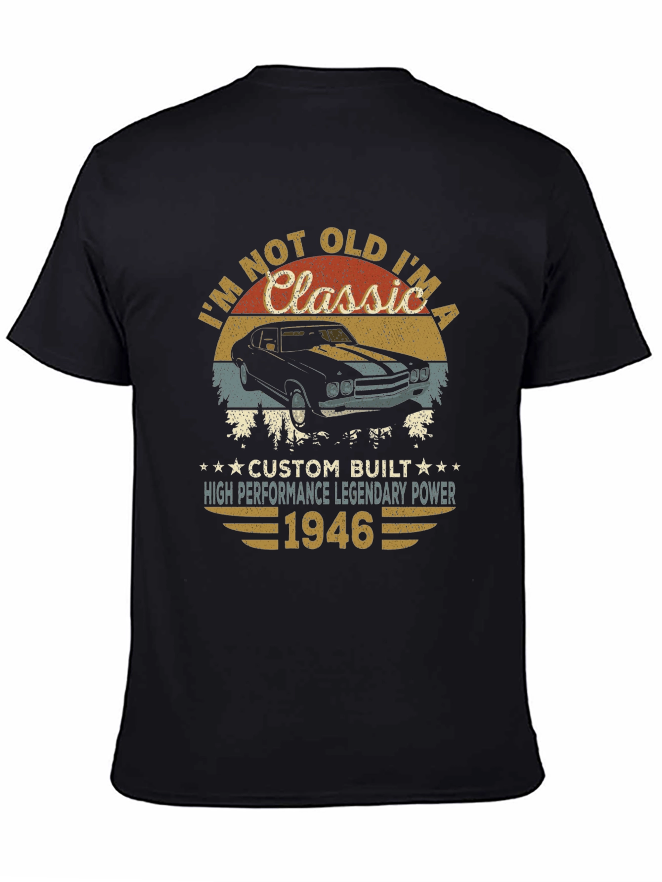 Classic Car 1946 Birthday T-Shirt