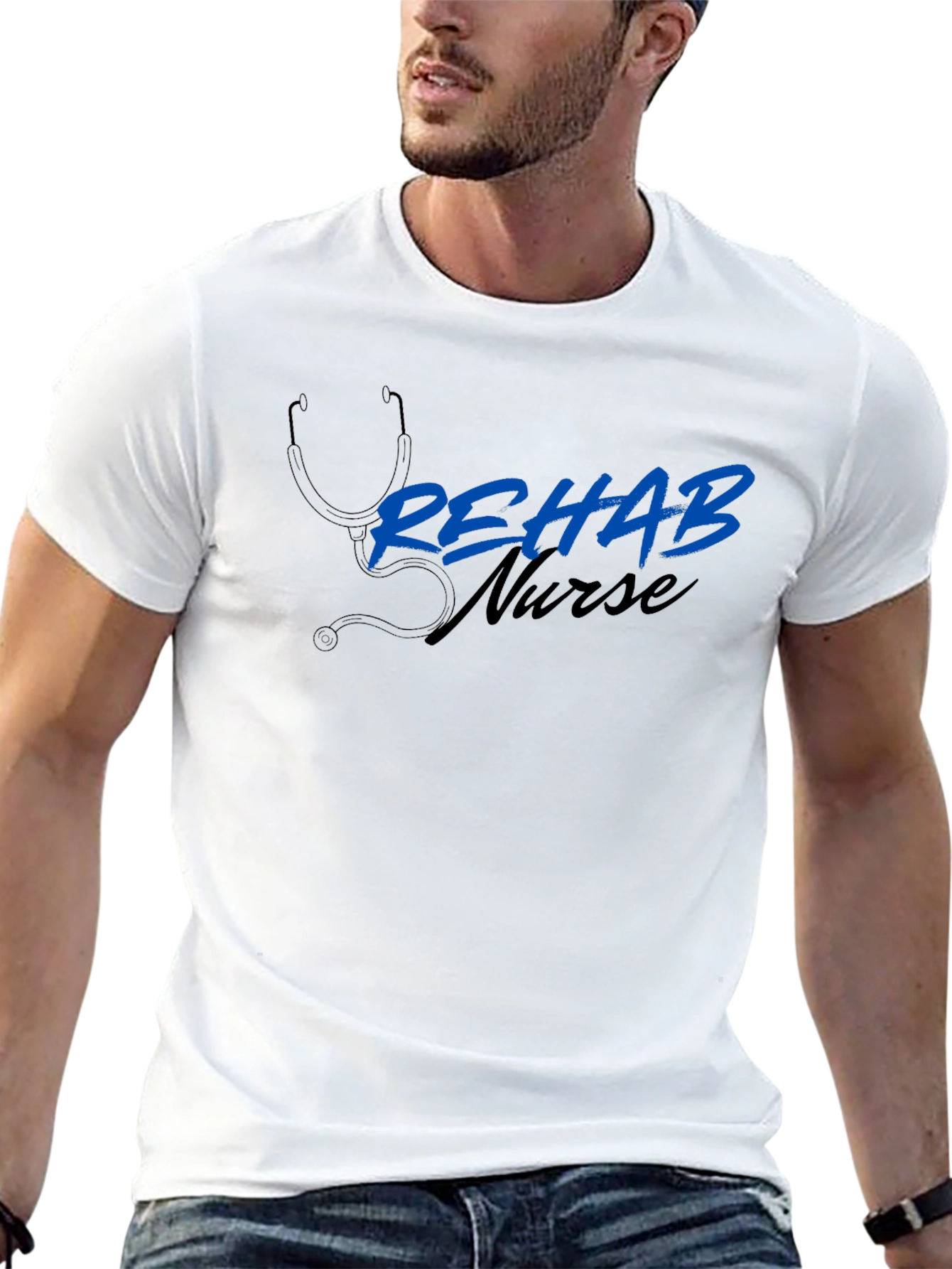 Rehab Nurse T-Shirt - Stylish Healthcare Apparel