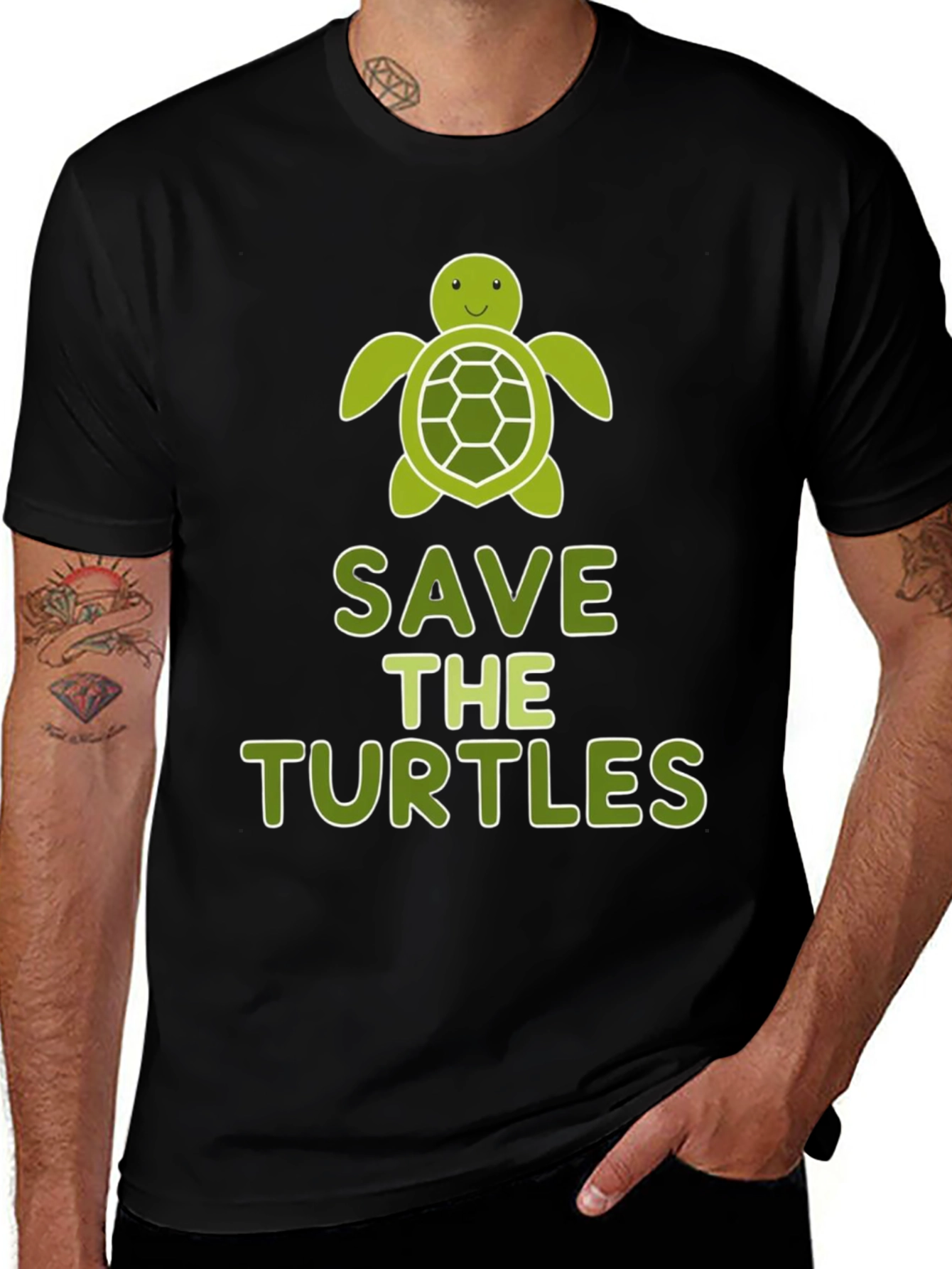 Save the Turtles Graphic Tee