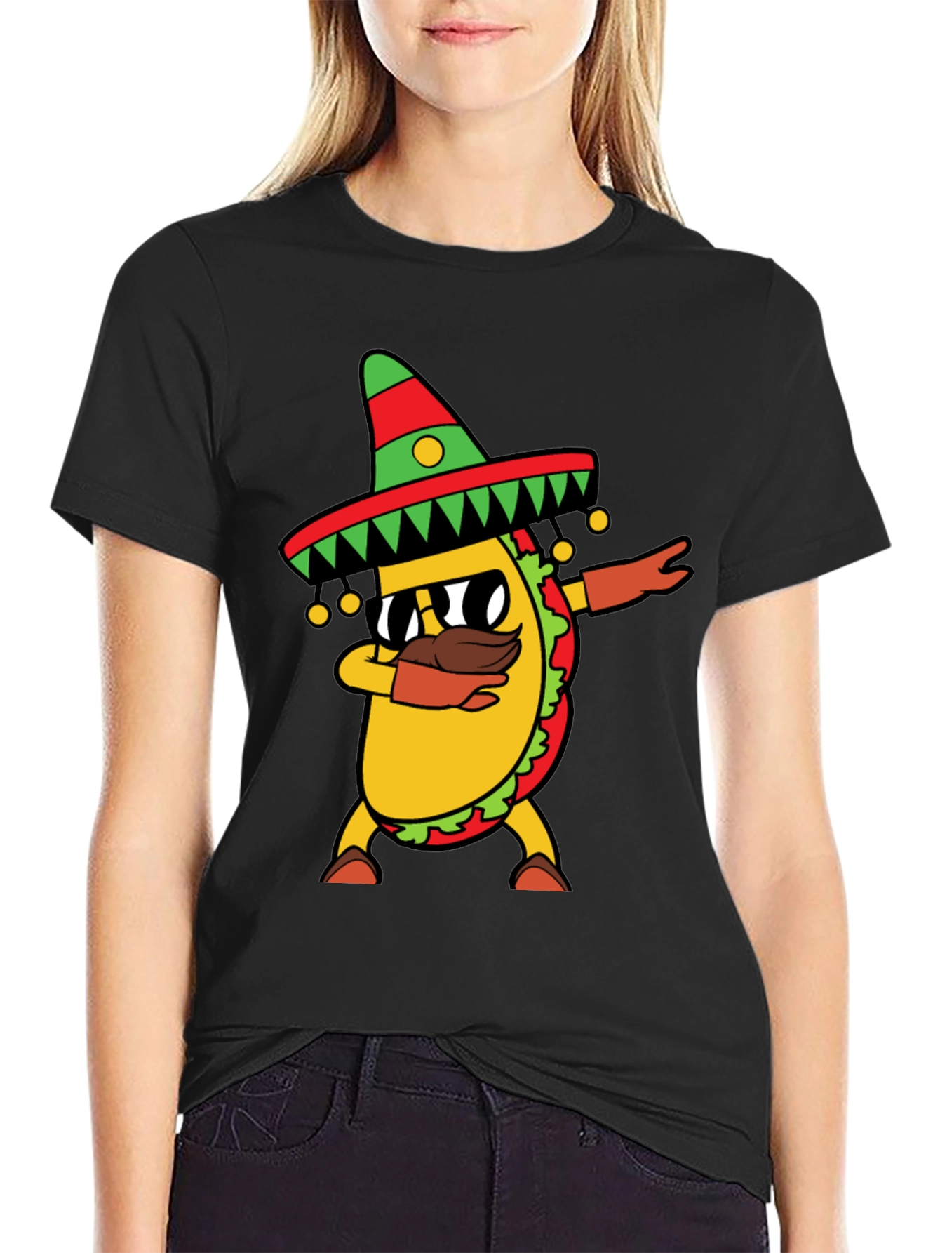 Dabbing Taco T-Shirt Cinco De Mayo Tee