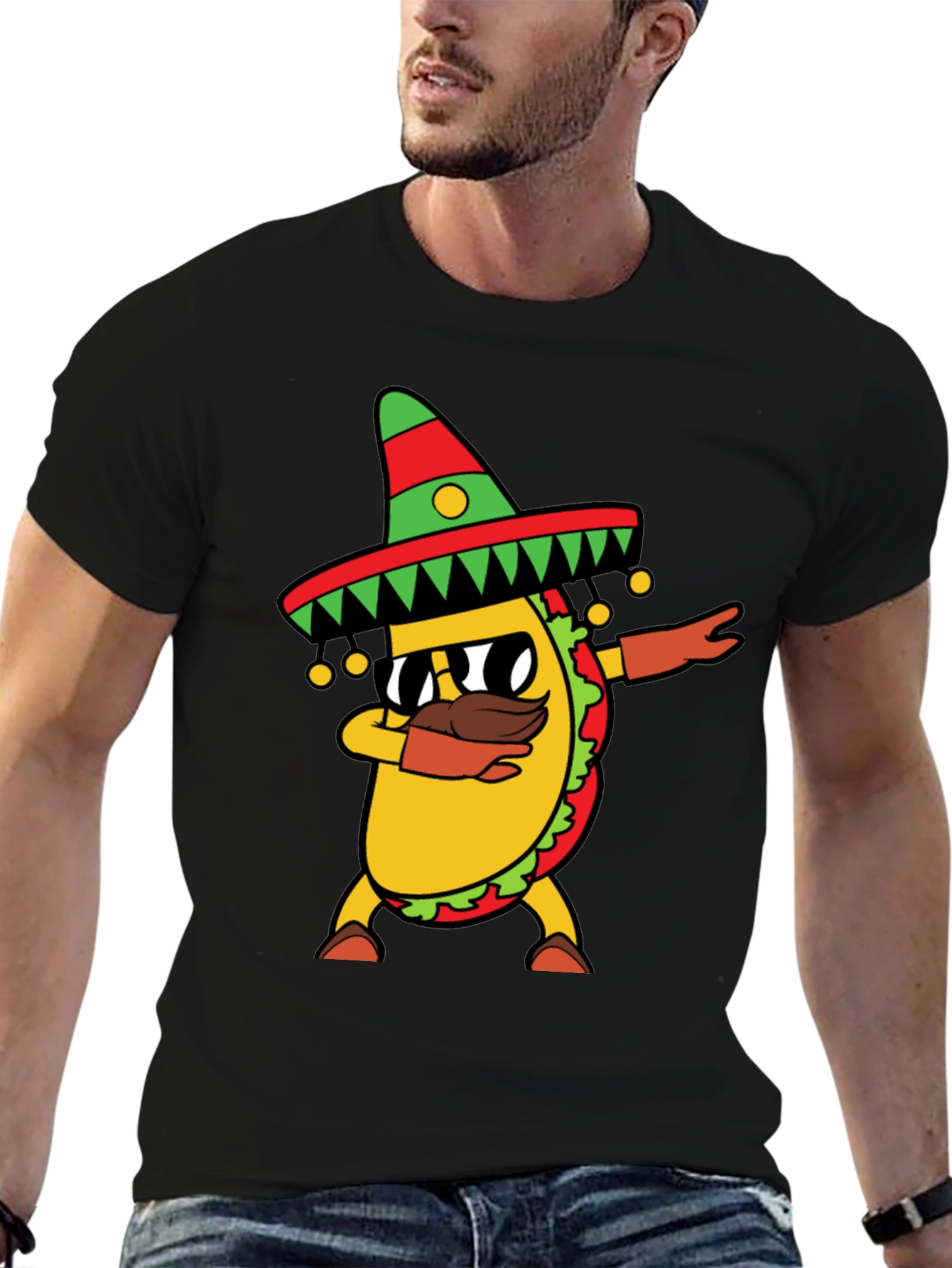 Dabbing Taco T-Shirt Cinco De Mayo Tee
