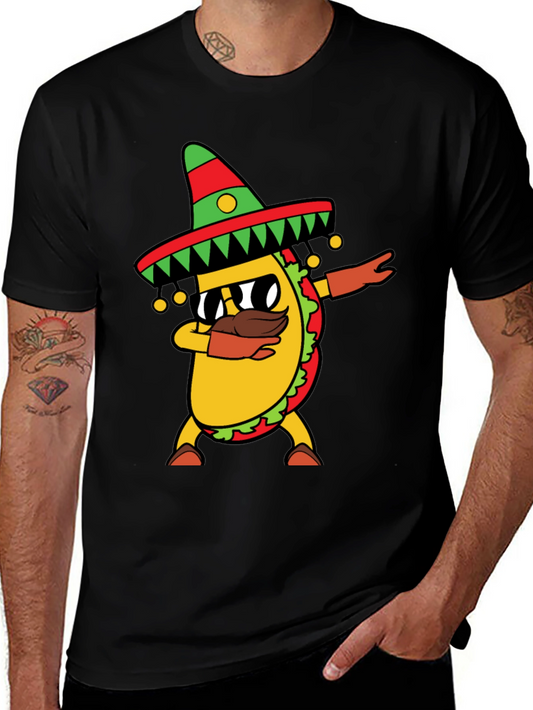 Dabbing Taco T-Shirt Cinco De Mayo Tee