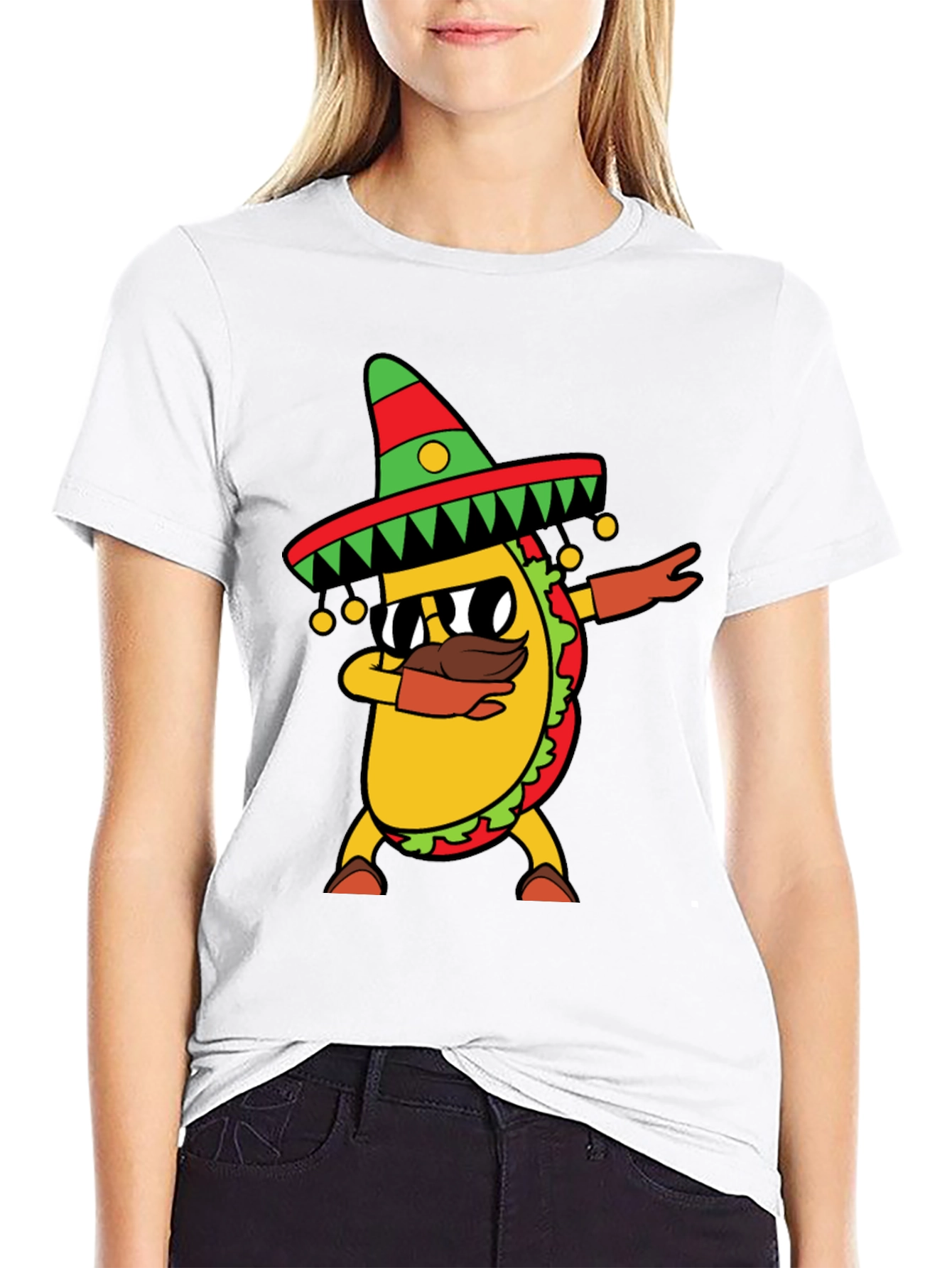 Dabbing Taco T-Shirt Cinco De Mayo Tee