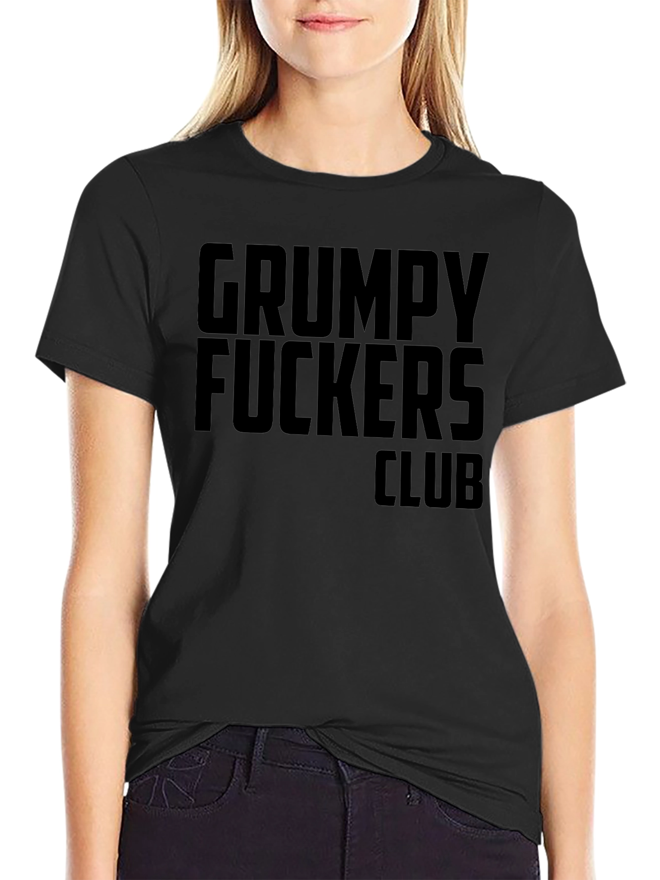 Grumpy F*ckers Club Black T-Shirt