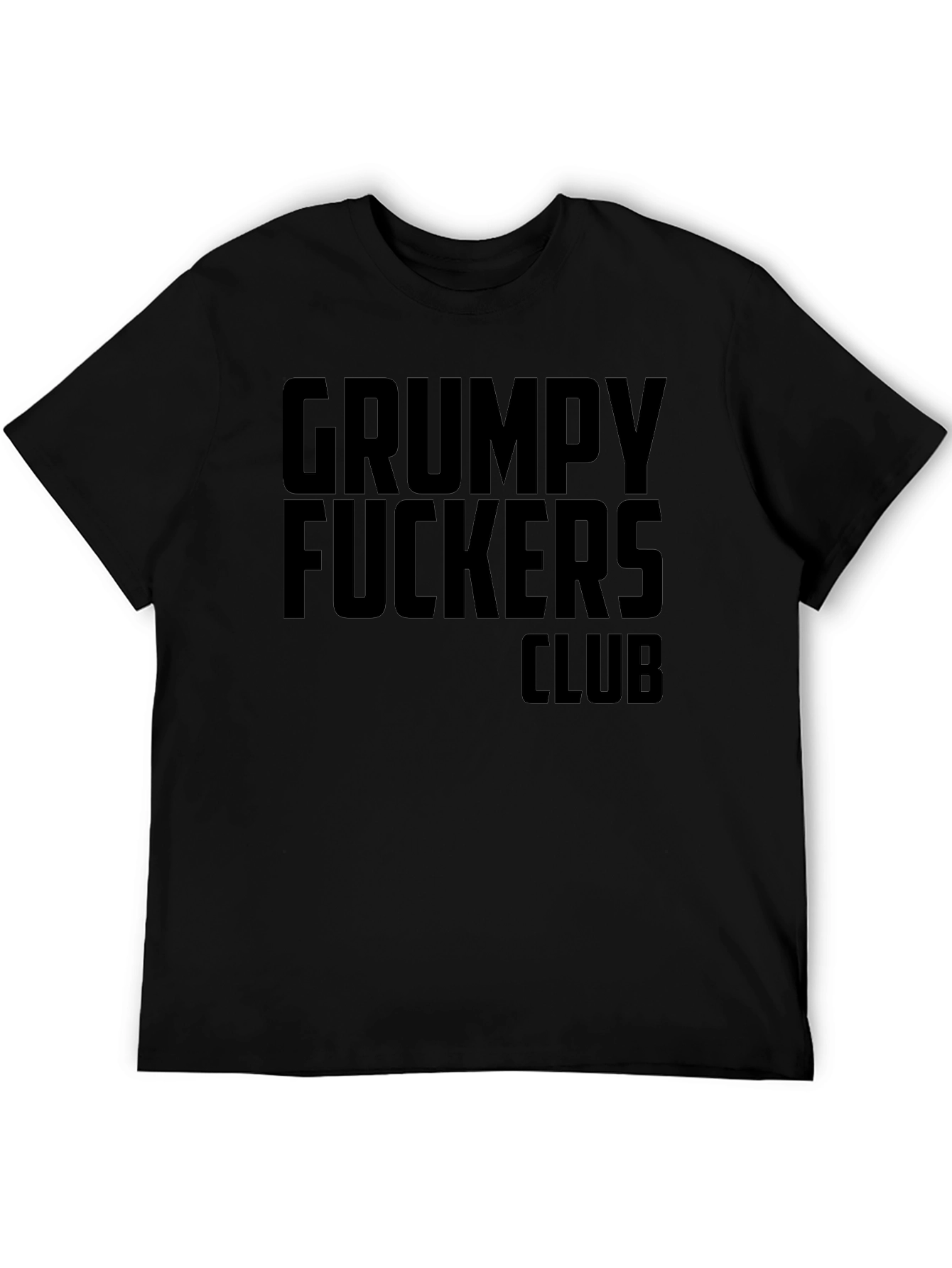 Grumpy F*ckers Club Black T-Shirt