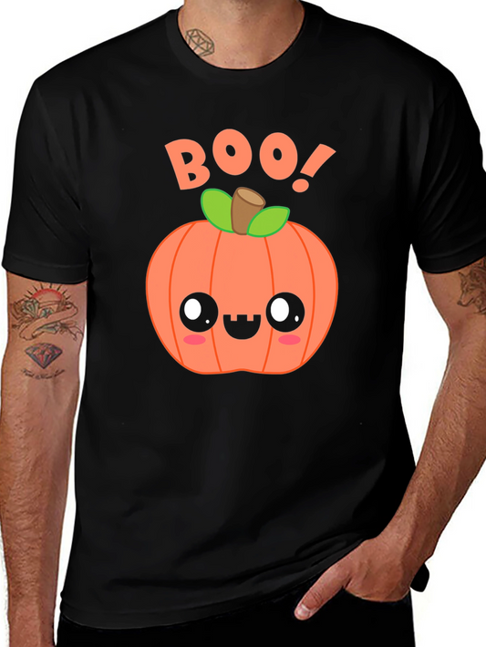 Cute Halloween Pumpkin BOO! Graphic Tee