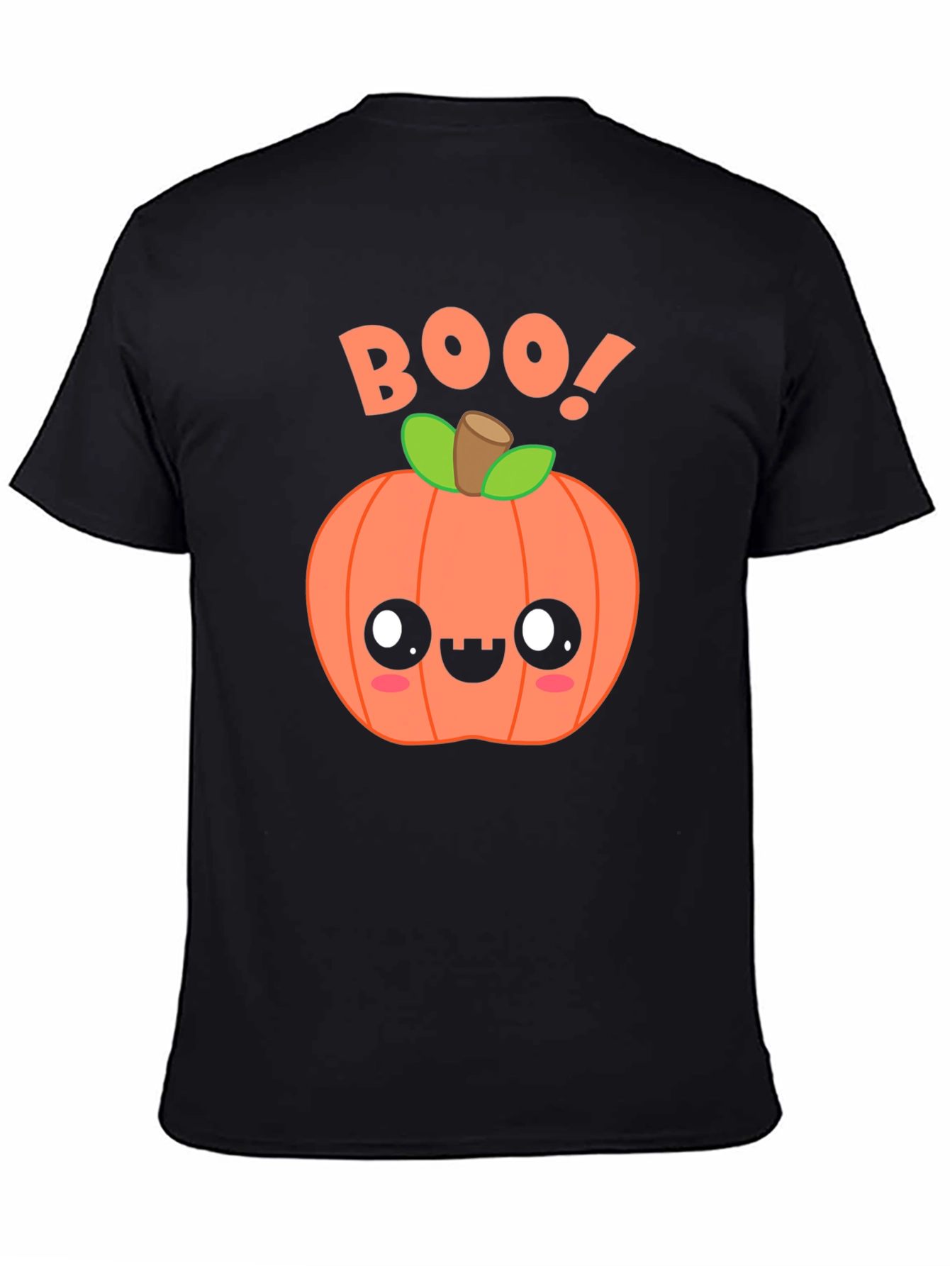 Cute Halloween Pumpkin BOO! Graphic Tee