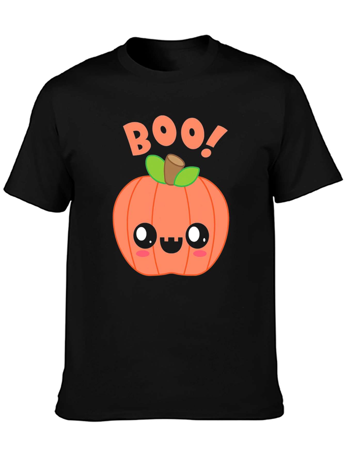 Cute Halloween Pumpkin BOO! Graphic Tee