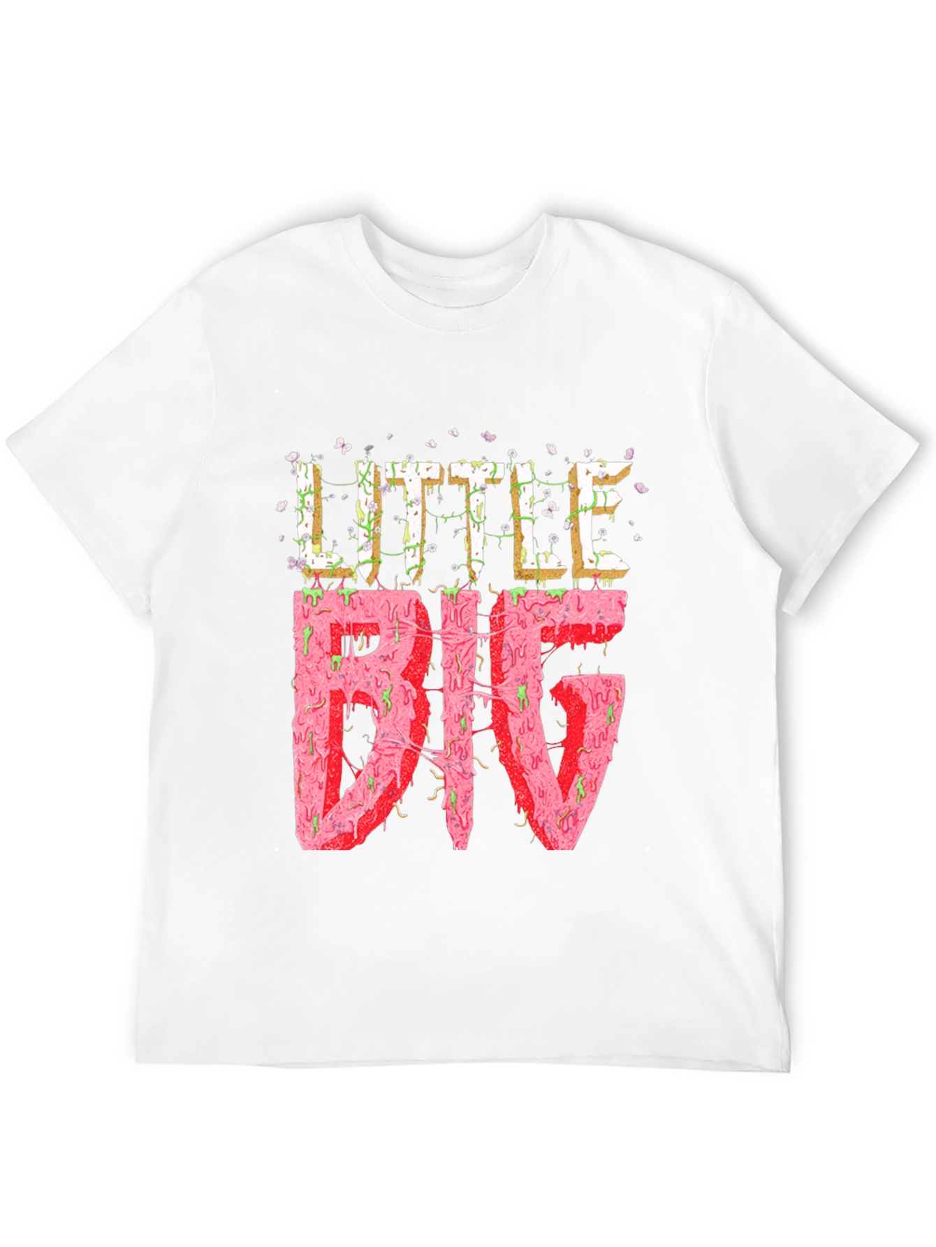 Little Big Graphic Tee - Black Cotton Blend